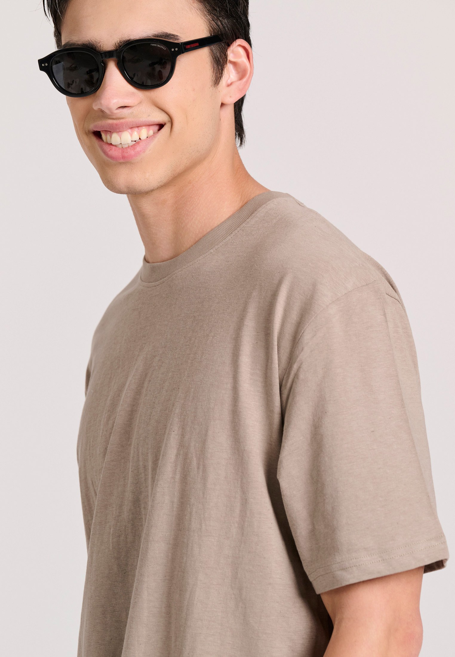 Men's T-Shirts Funky Buddha Brown