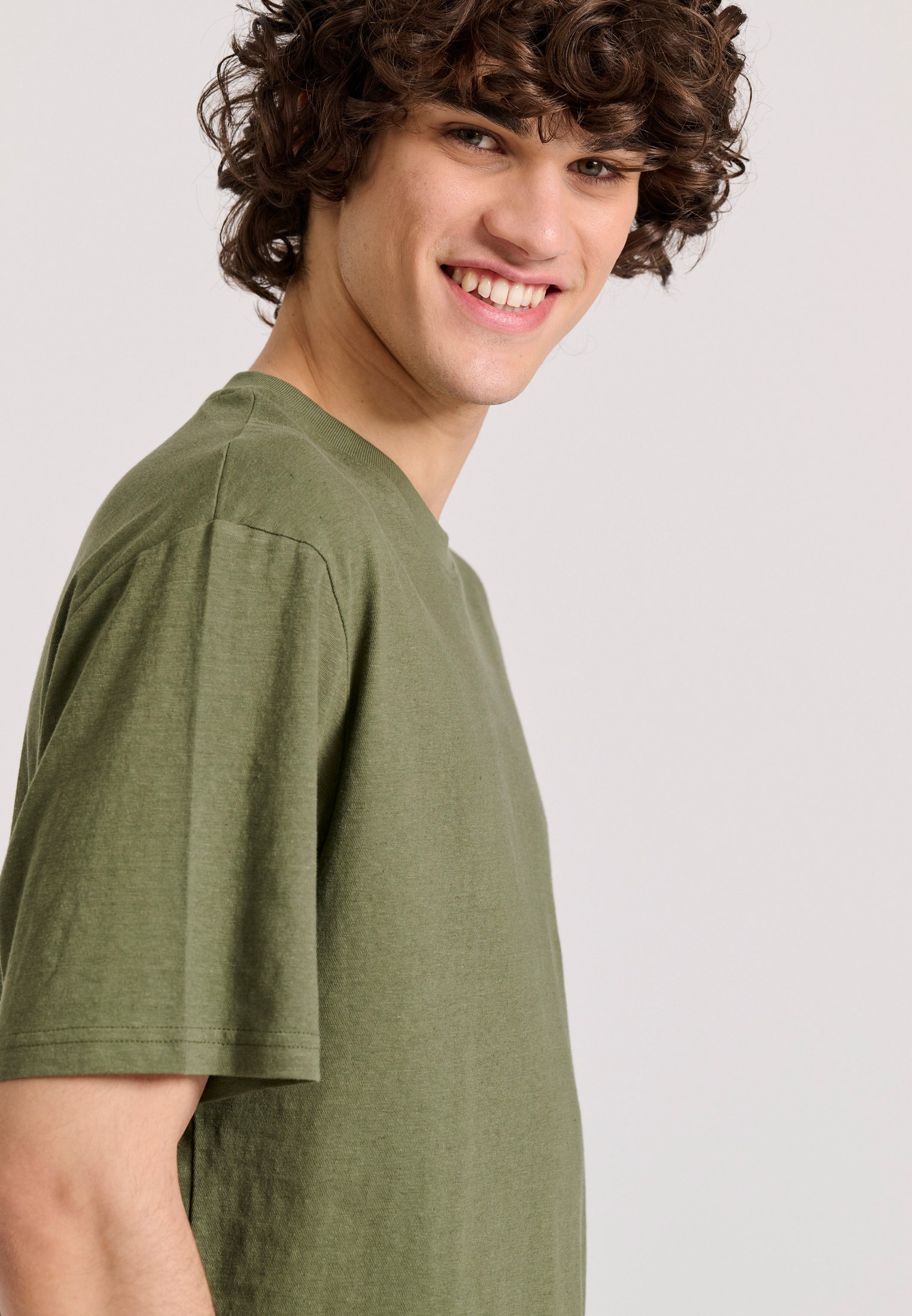 Men's T-Shirts Funky Buddha Khaki