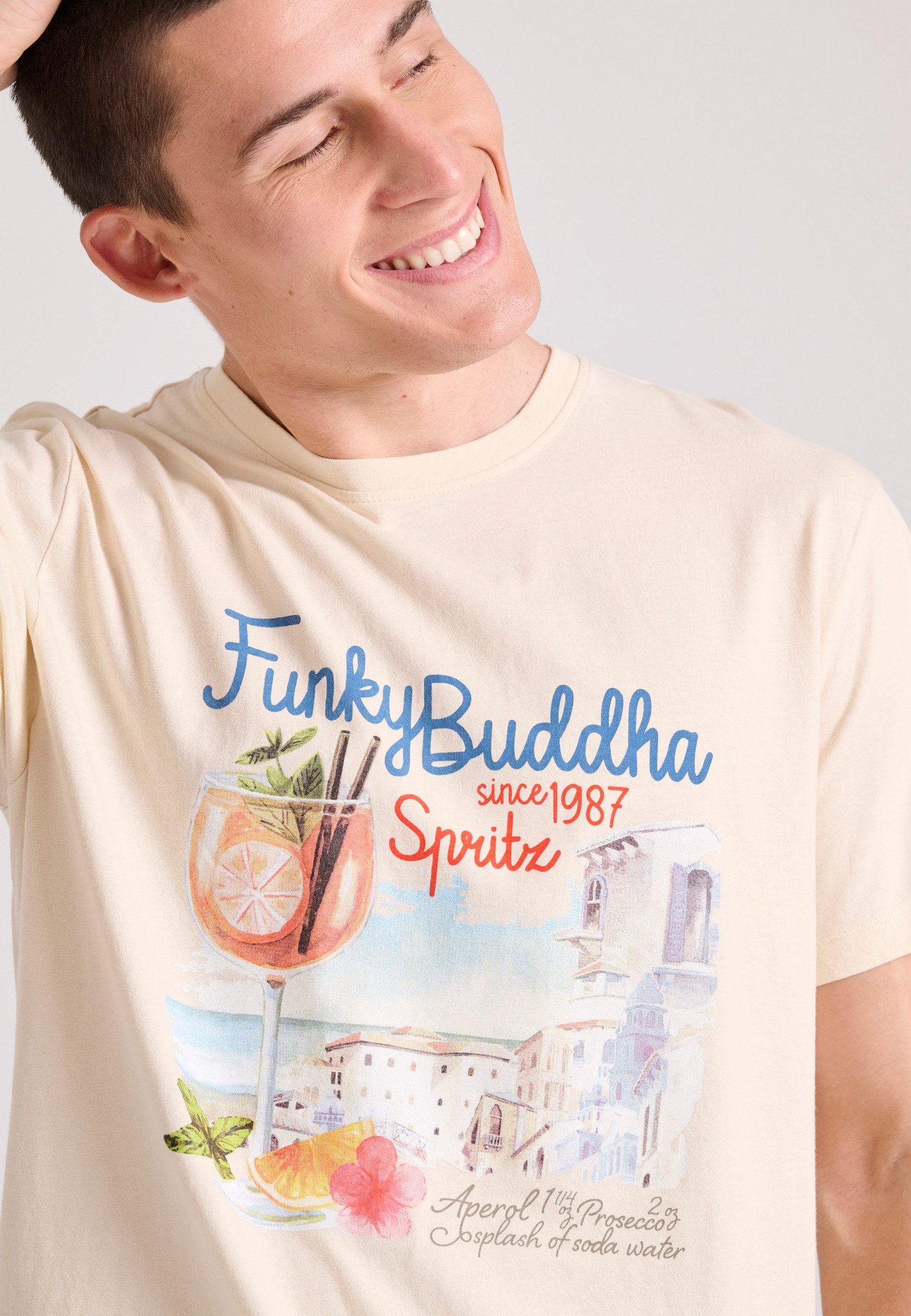 Men's Shirts Funky Buddha White