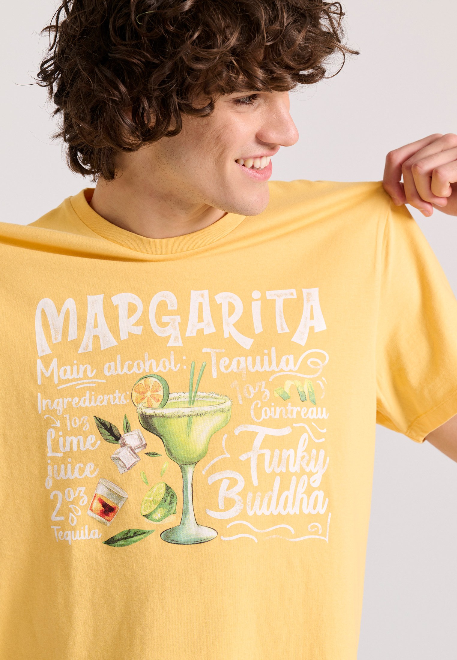 Men's Shirts Funky Buddha Yellow