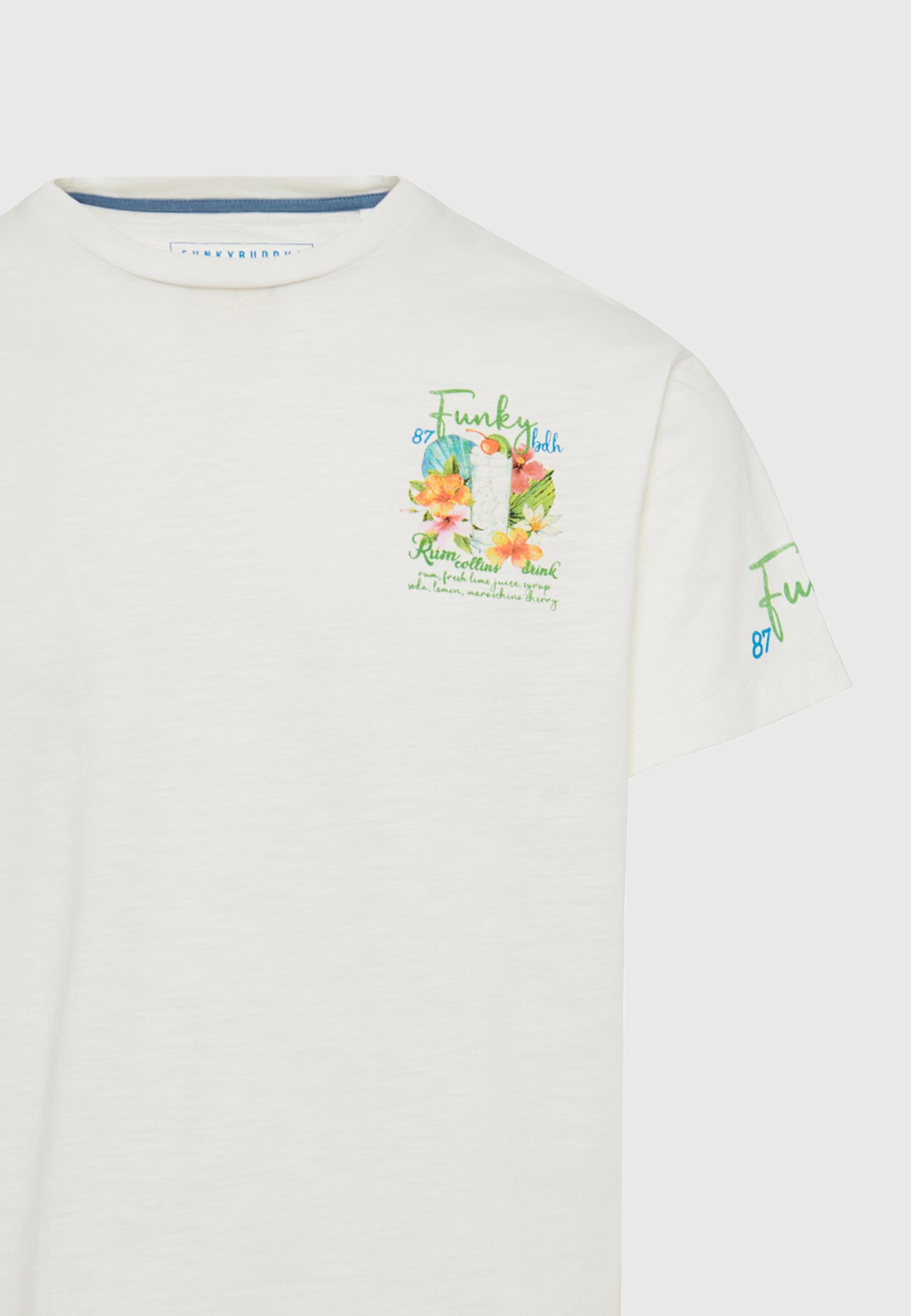 Men's Shirts Funky Buddha White