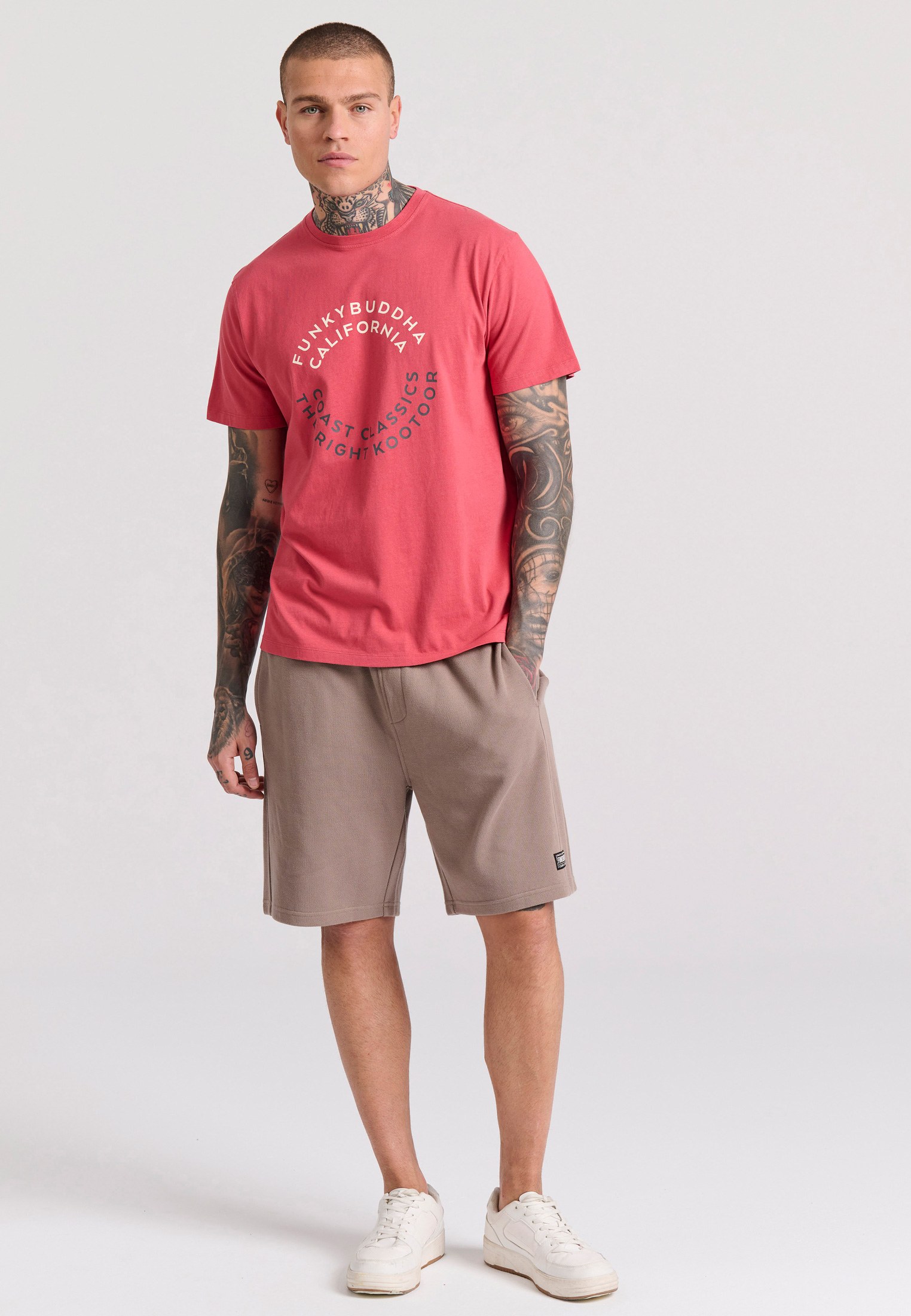 Men's Shirts Funky Buddha Red