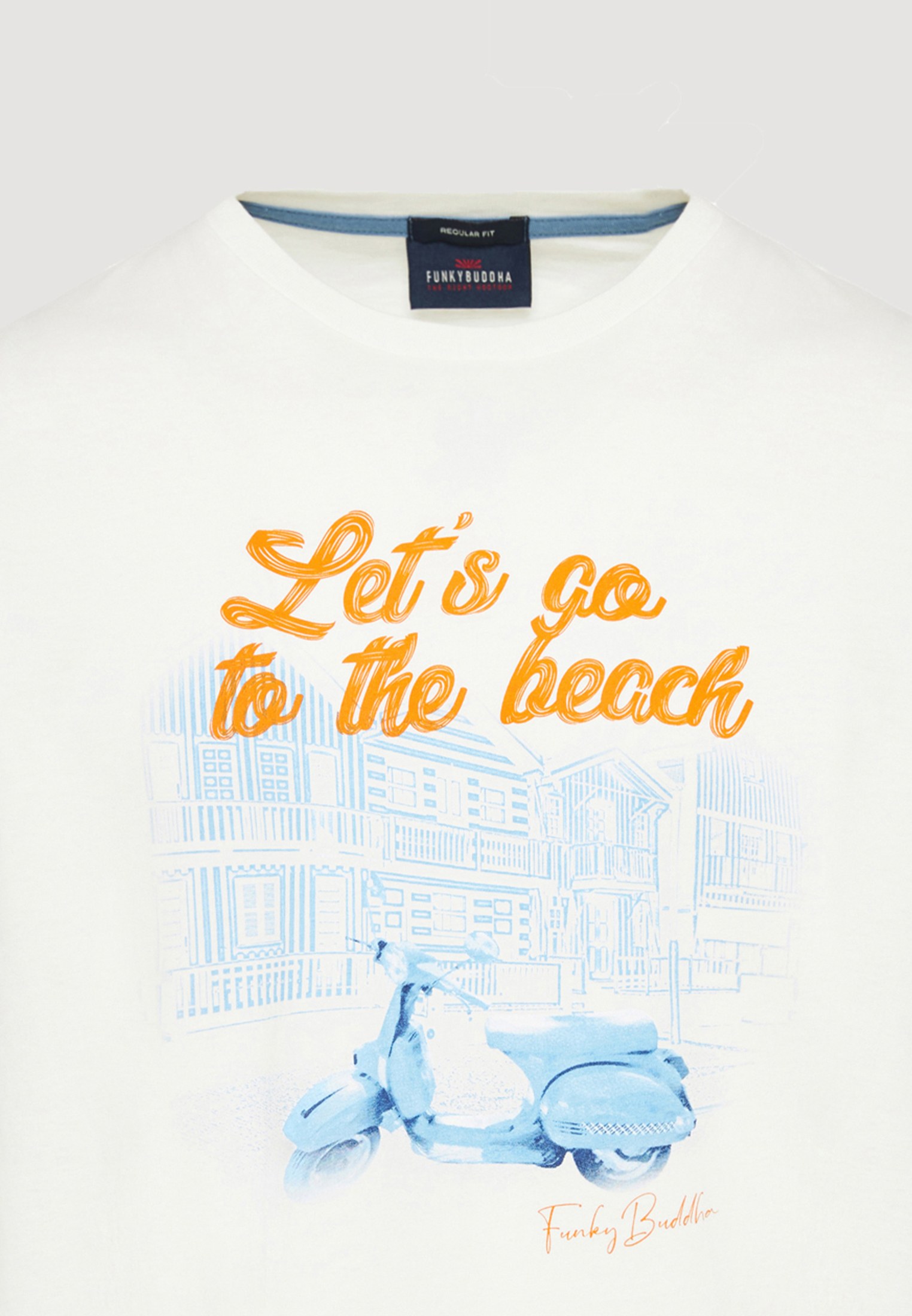 Men's Shirts Funky Buddha White