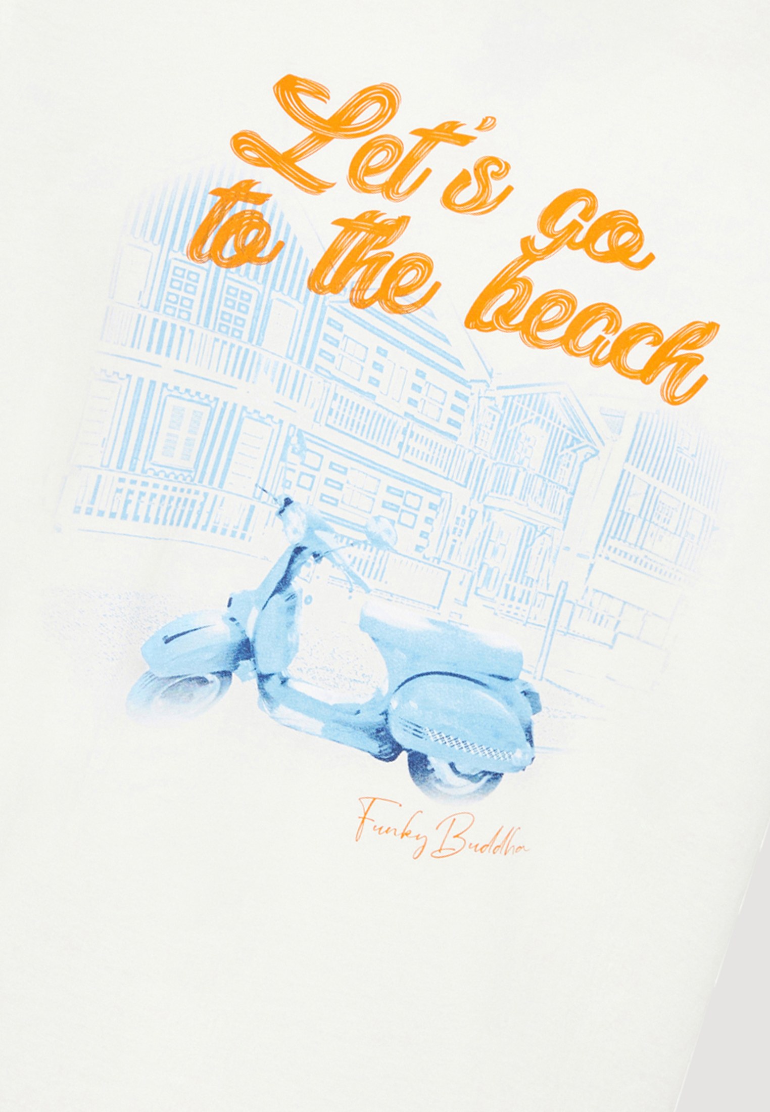 Men's Shirts Funky Buddha White