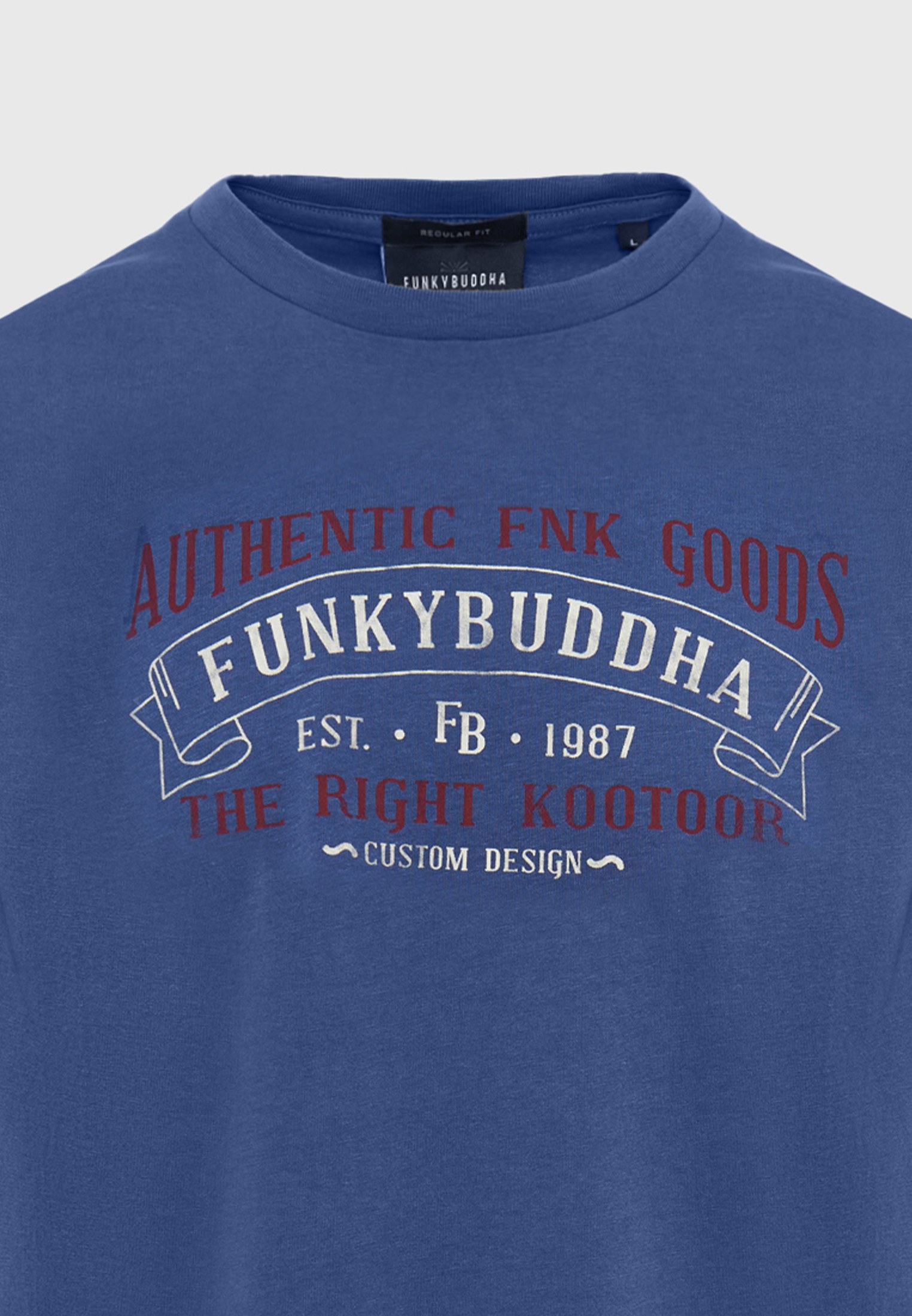 Men's Shirts Funky Buddha Blue