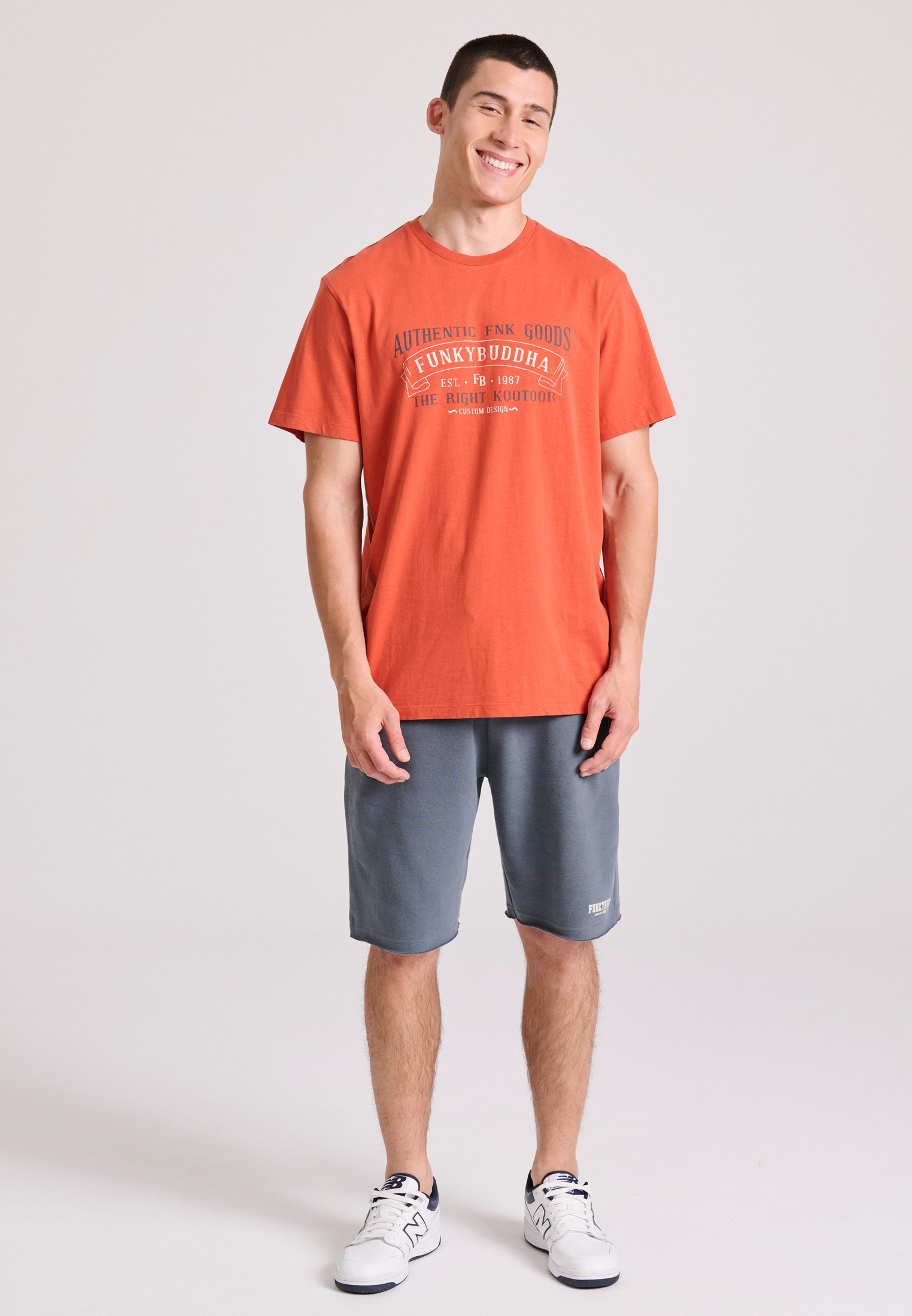 Men's Shirts Funky Buddha Red