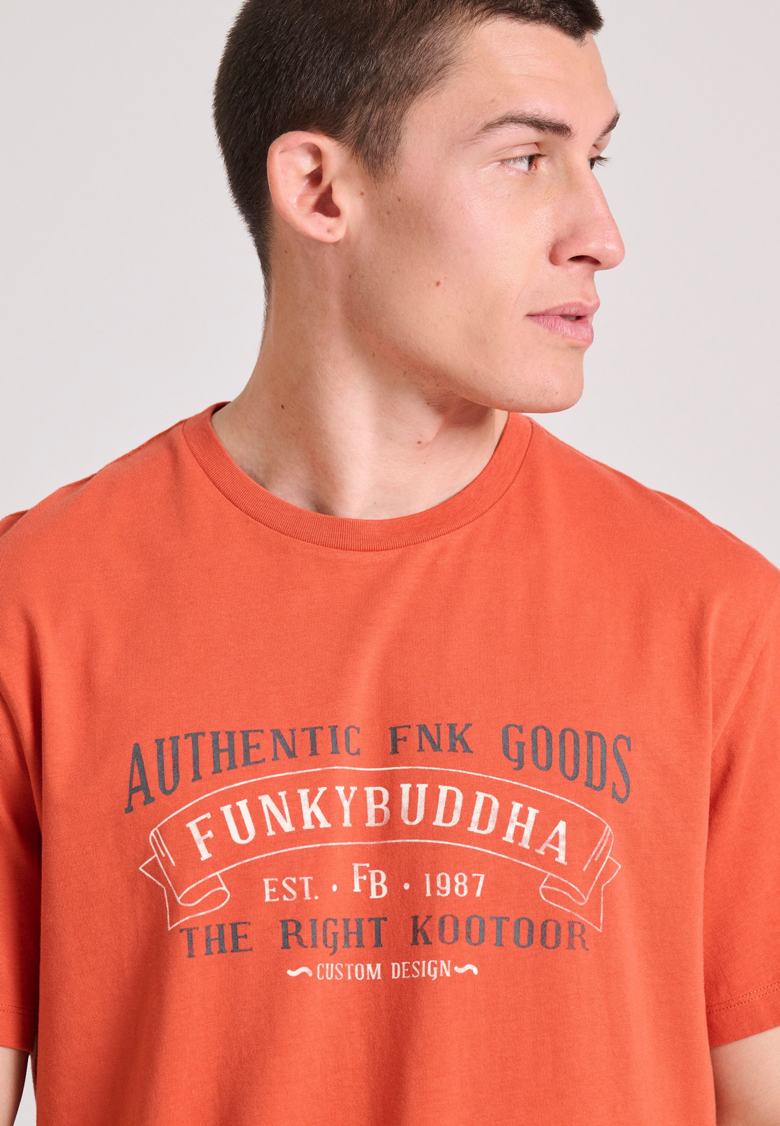 Men's Shirts Funky Buddha Red