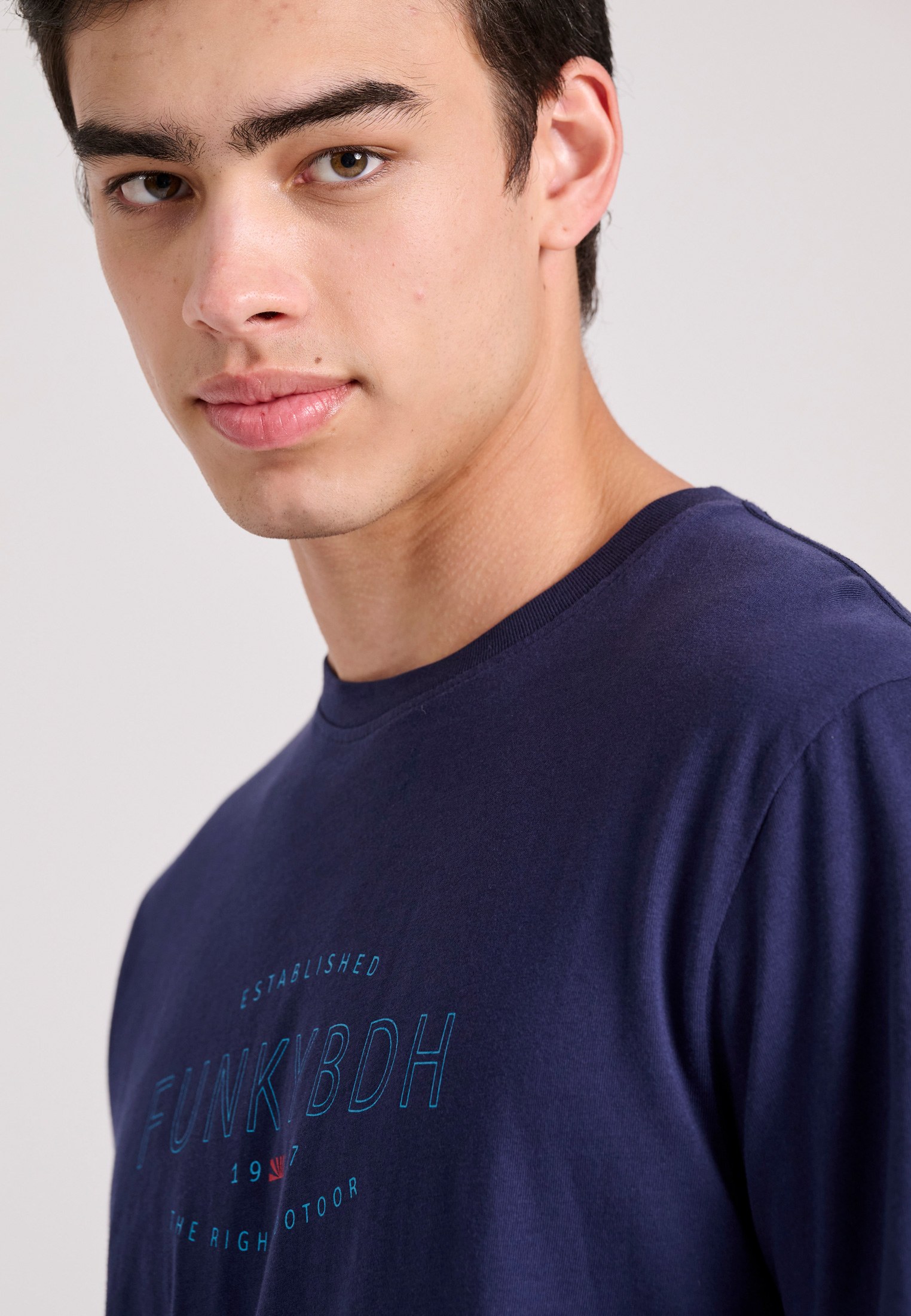 Men's Shirts Funky Buddha Navy