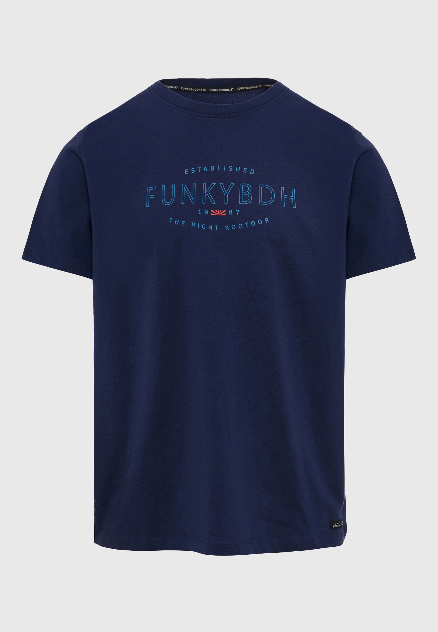 Men's Shirts Funky Buddha Navy