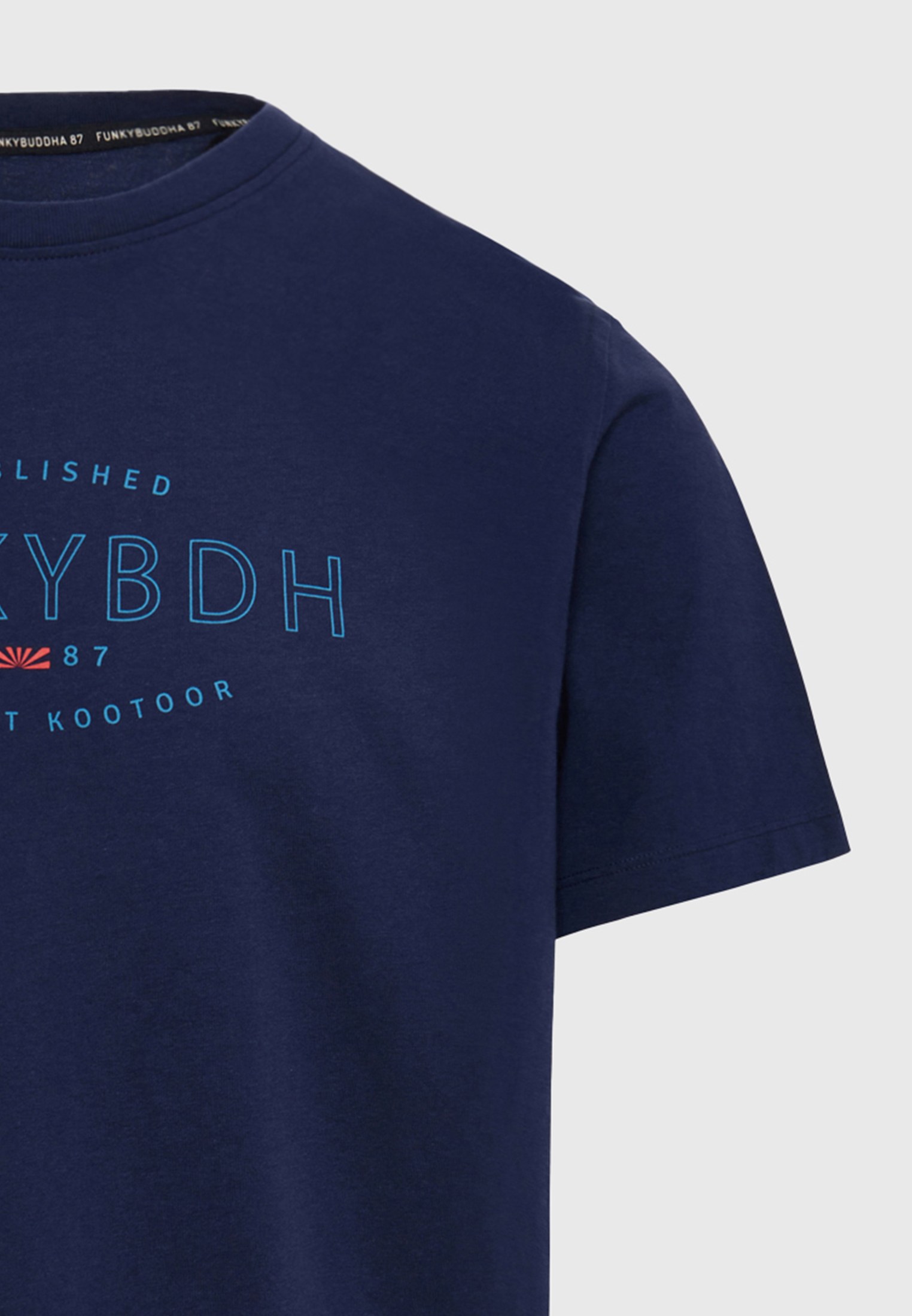 Men's Shirts Funky Buddha Navy