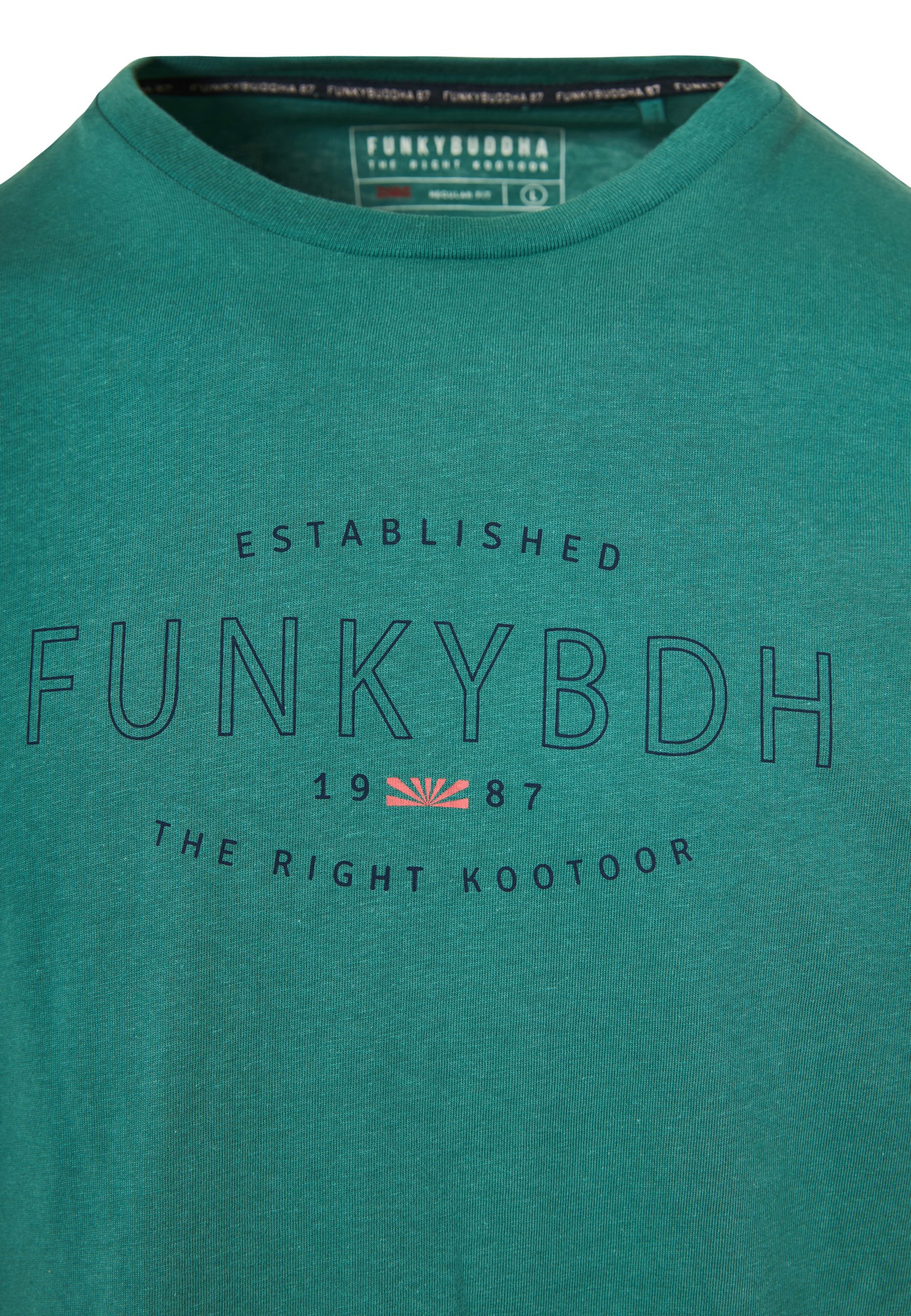 Men's Shirts Funky Buddha Green