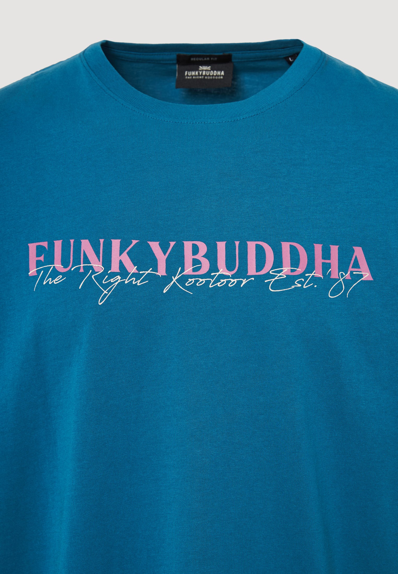 Men's Shirts Funky Buddha Blue