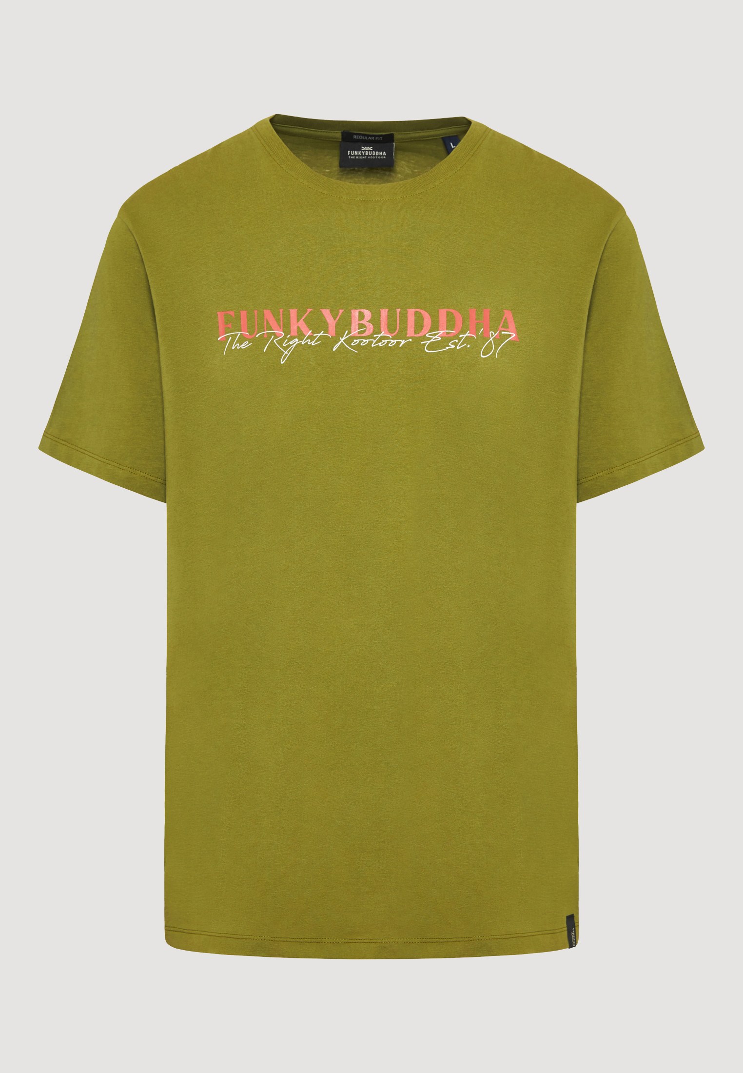 Men's Shirts Funky Buddha Green