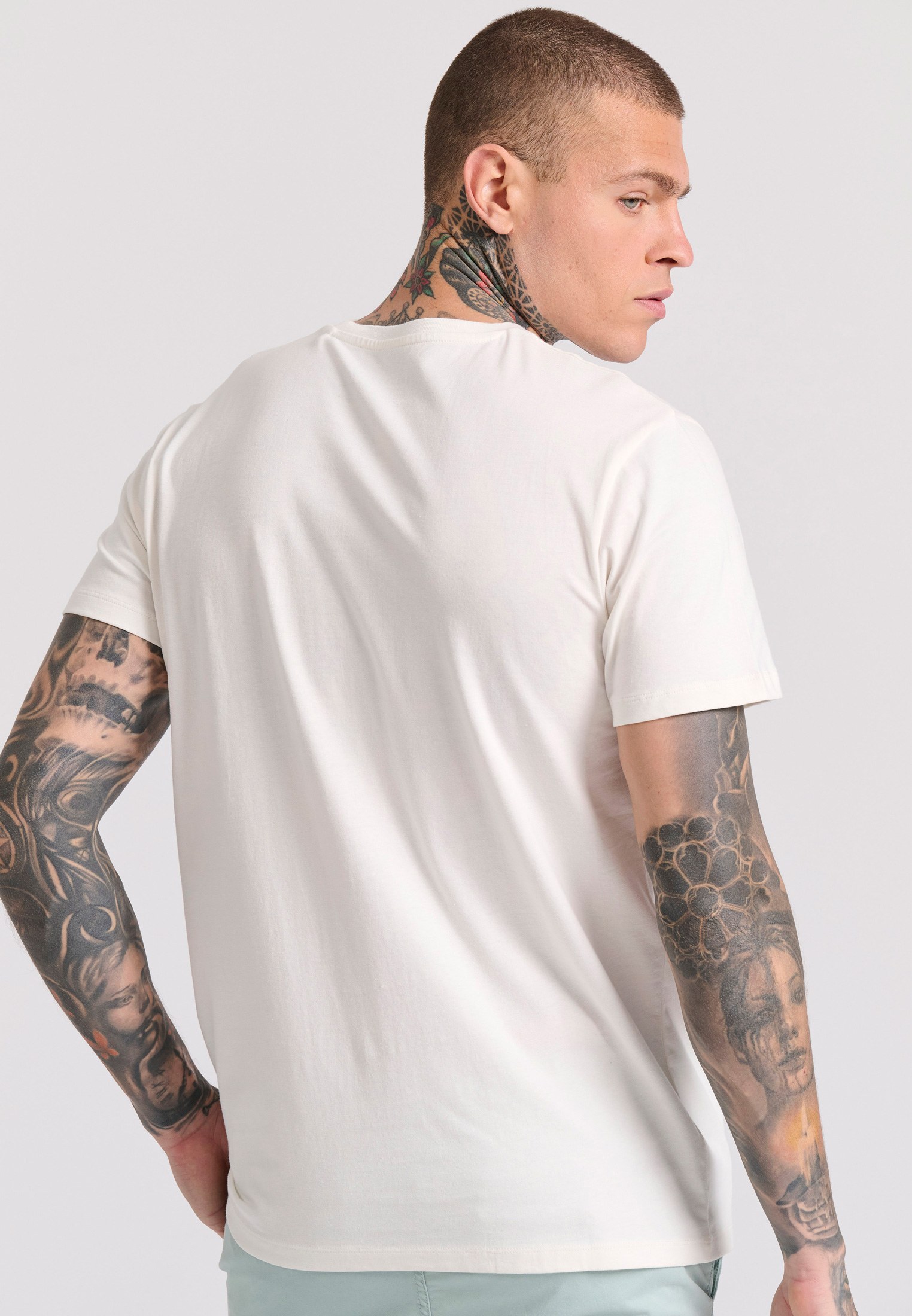 Men's Shirts Funky Buddha White