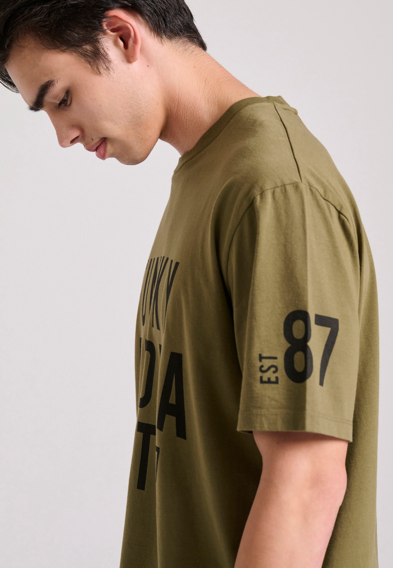 Men's Shirts Funky Buddha Khaki