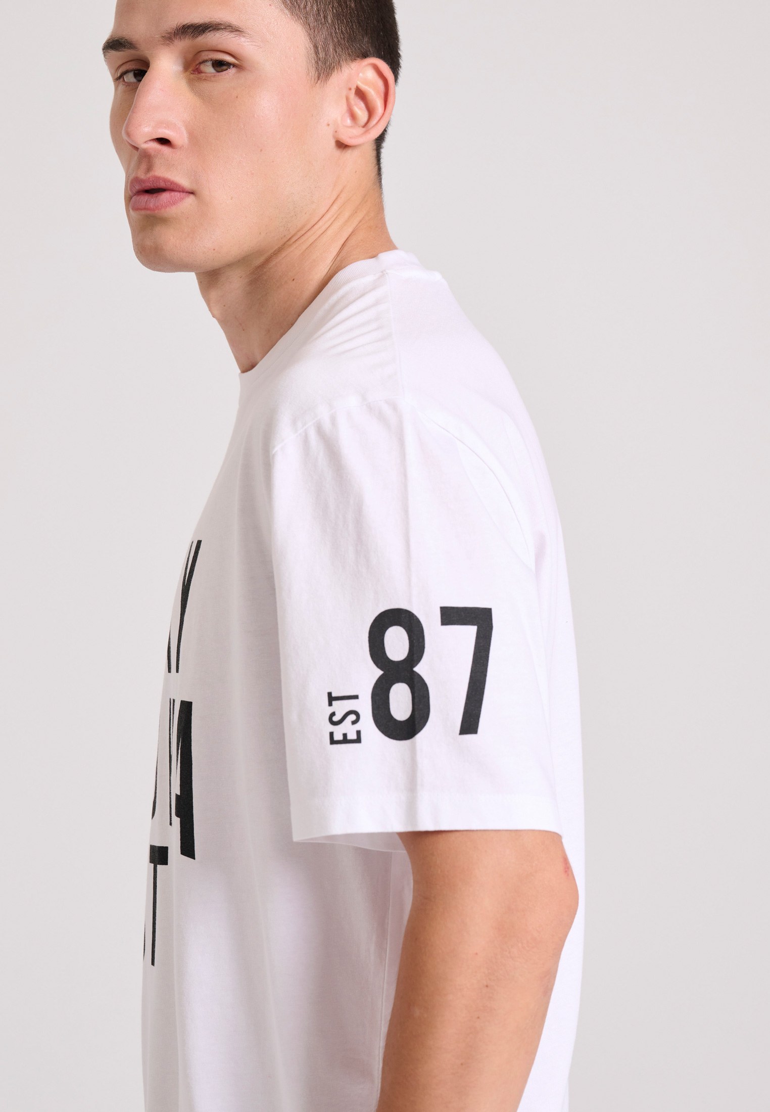 Men's Shirts Funky Buddha White