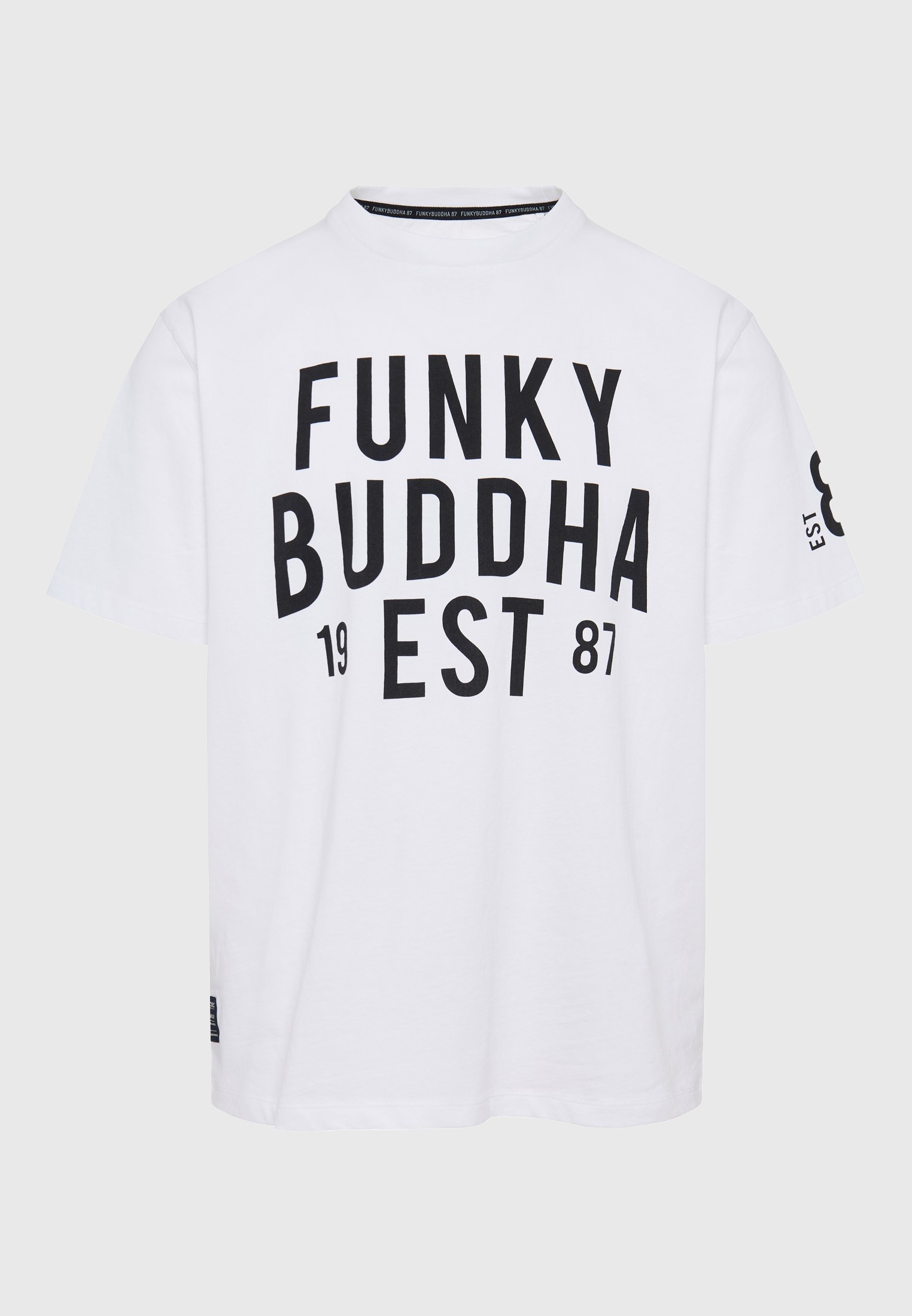Men's Shirts Funky Buddha White