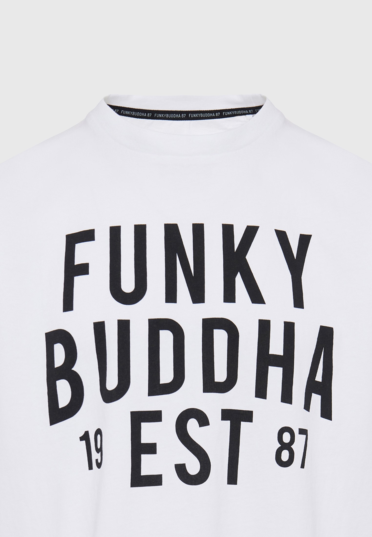 Men's Shirts Funky Buddha White