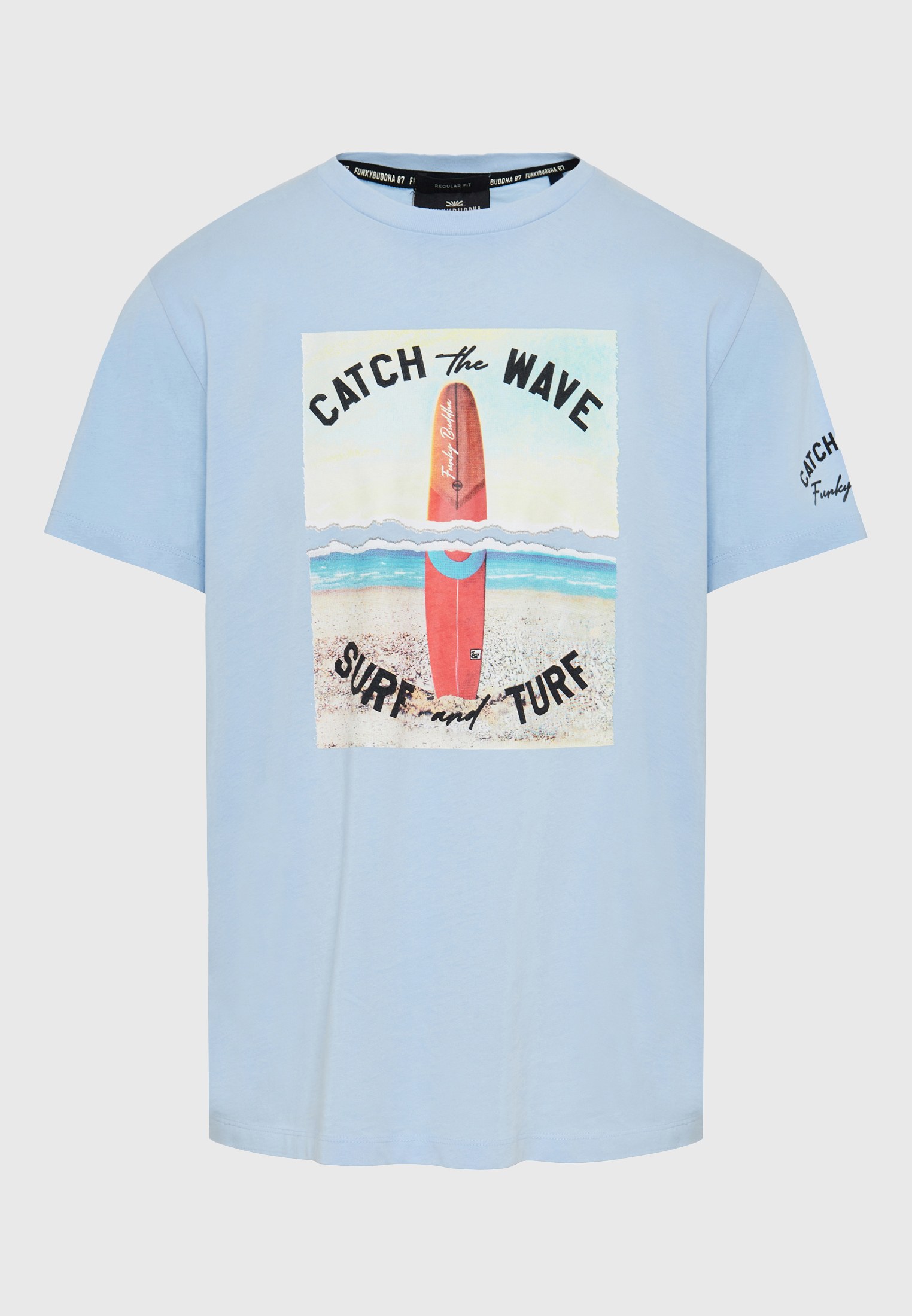 Men's Shirts Funky Buddha Blue