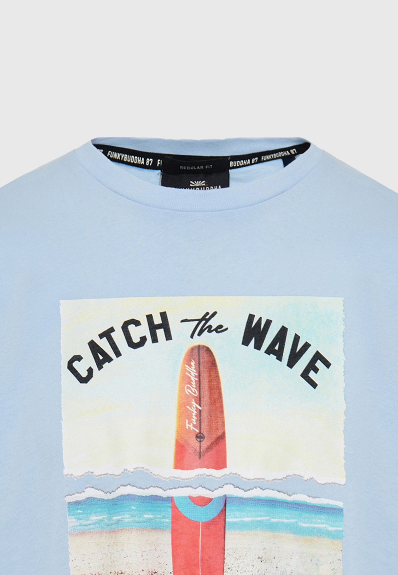 Men's Shirts Funky Buddha Blue