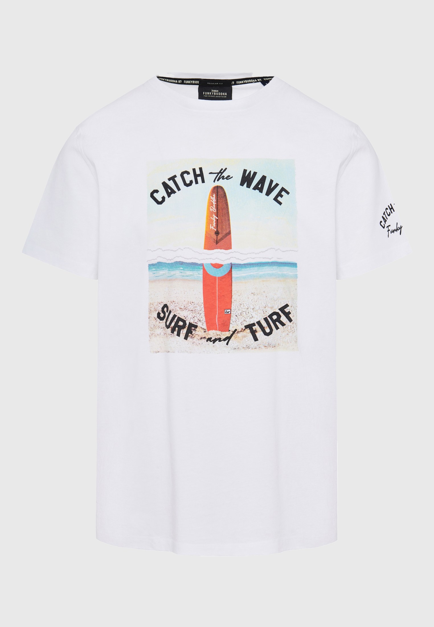 Men's Shirts Funky Buddha White