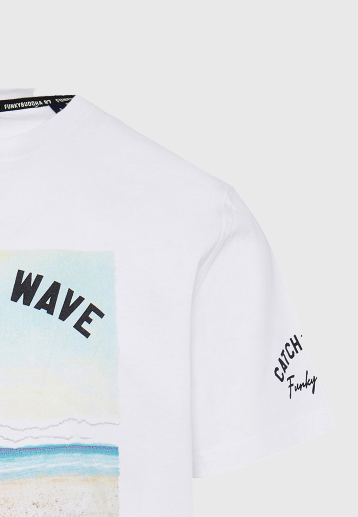 Men's Shirts Funky Buddha White