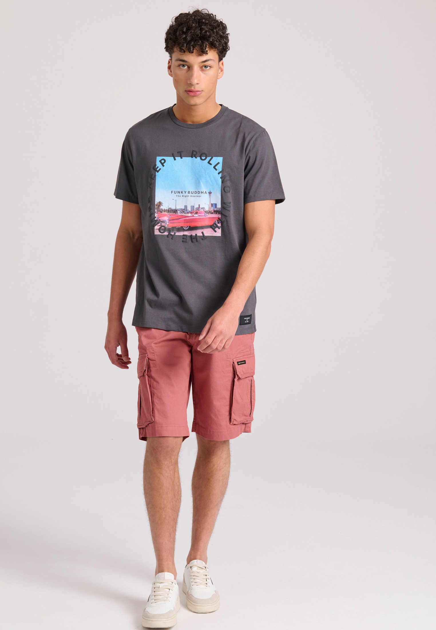 Men's Shirts Funky Buddha Gray