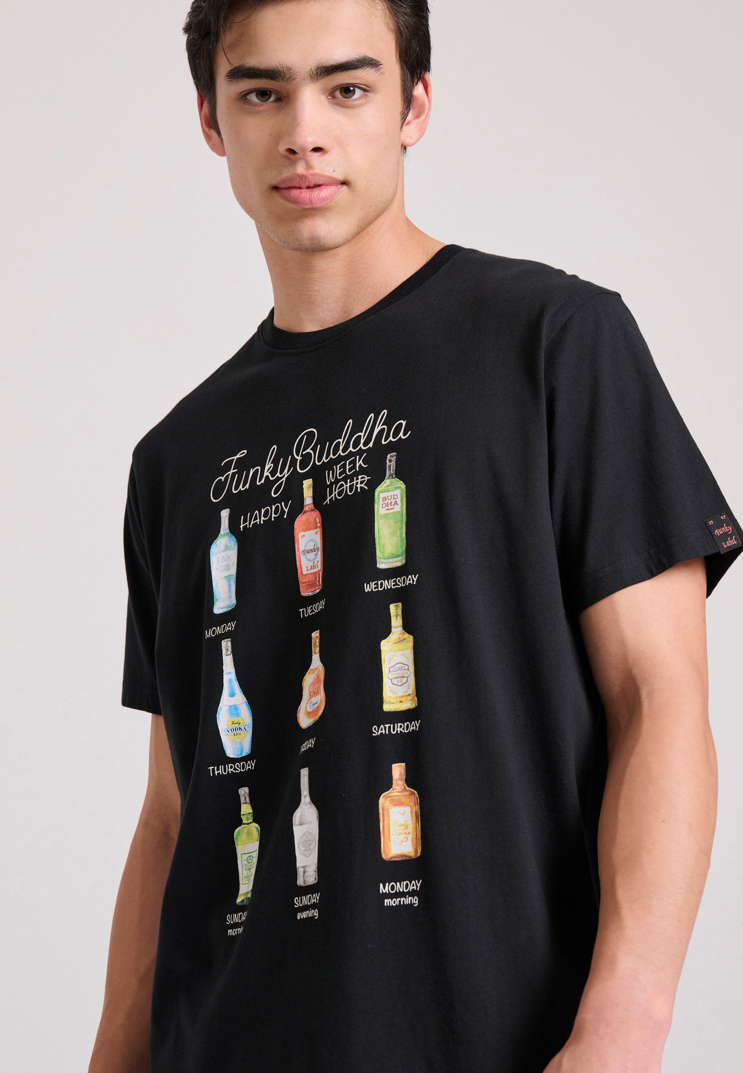 Men's Shirts Funky Buddha Black