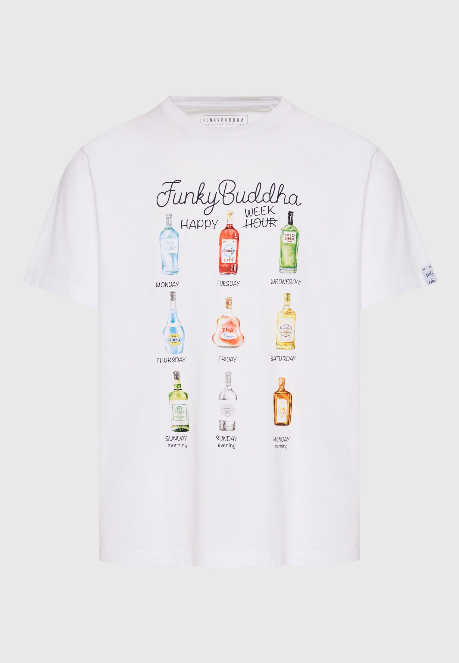 Men's Shirts Funky Buddha White
