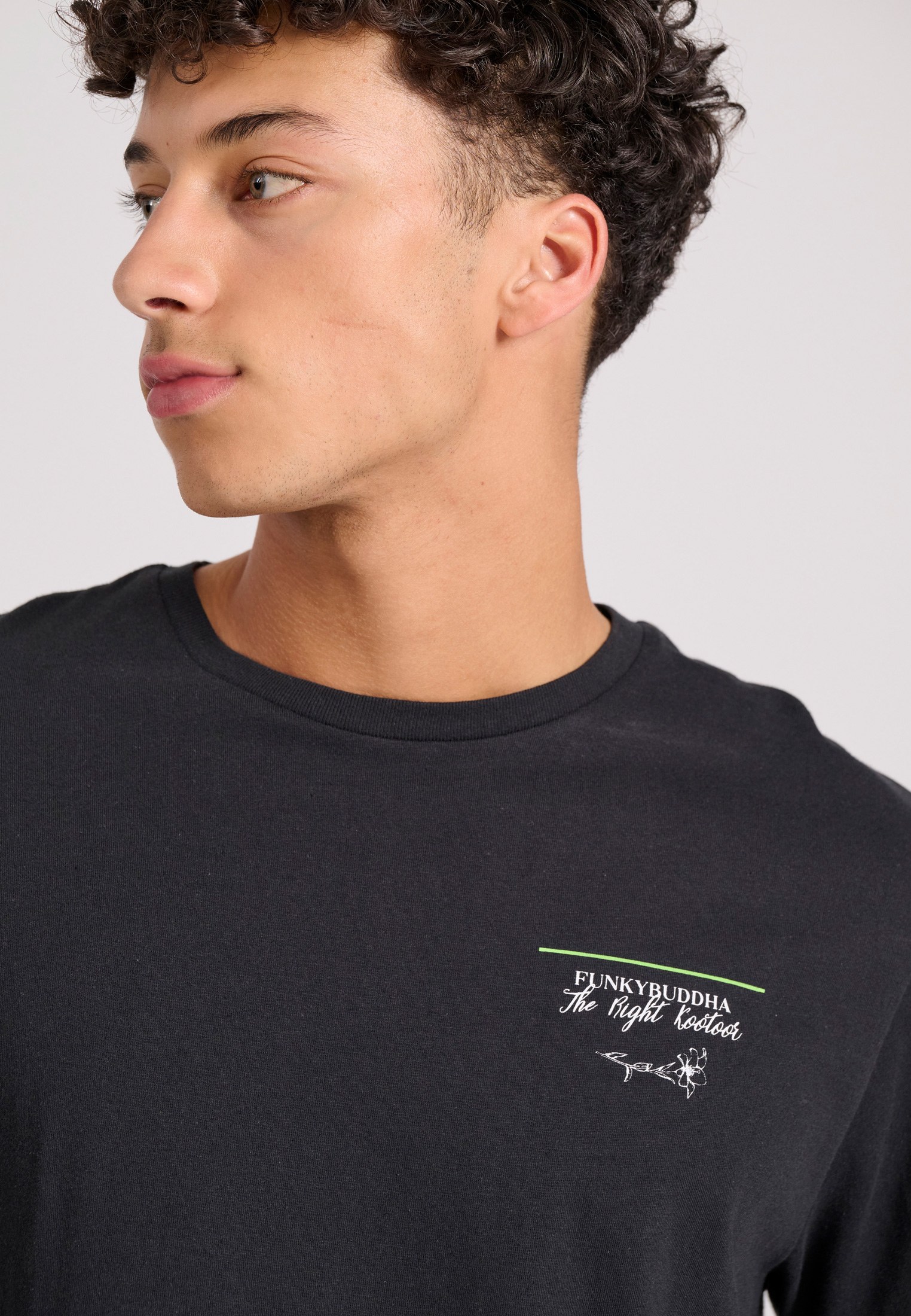 Men's Shirts Funky Buddha Black