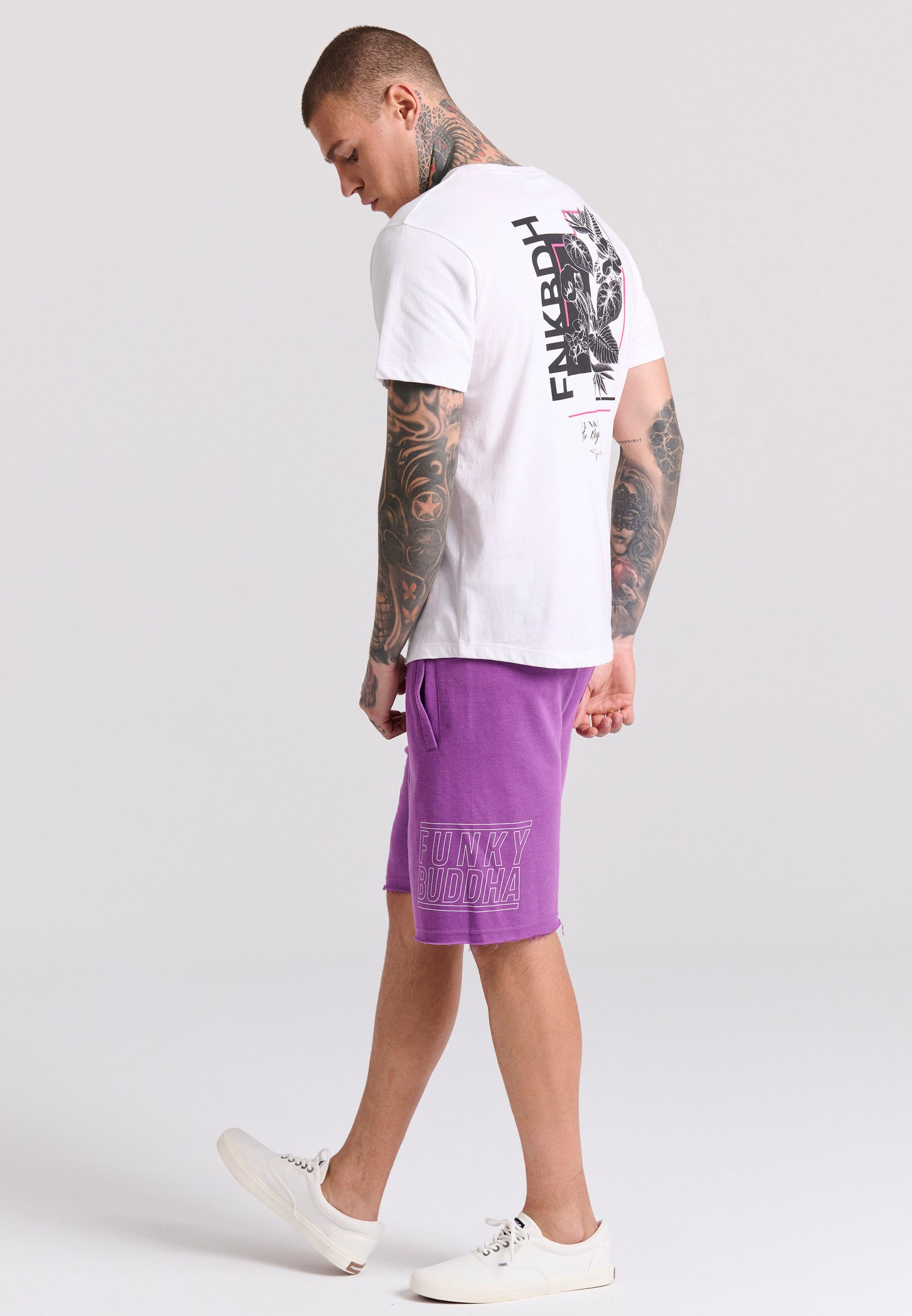 Men's Shirts Funky Buddha White