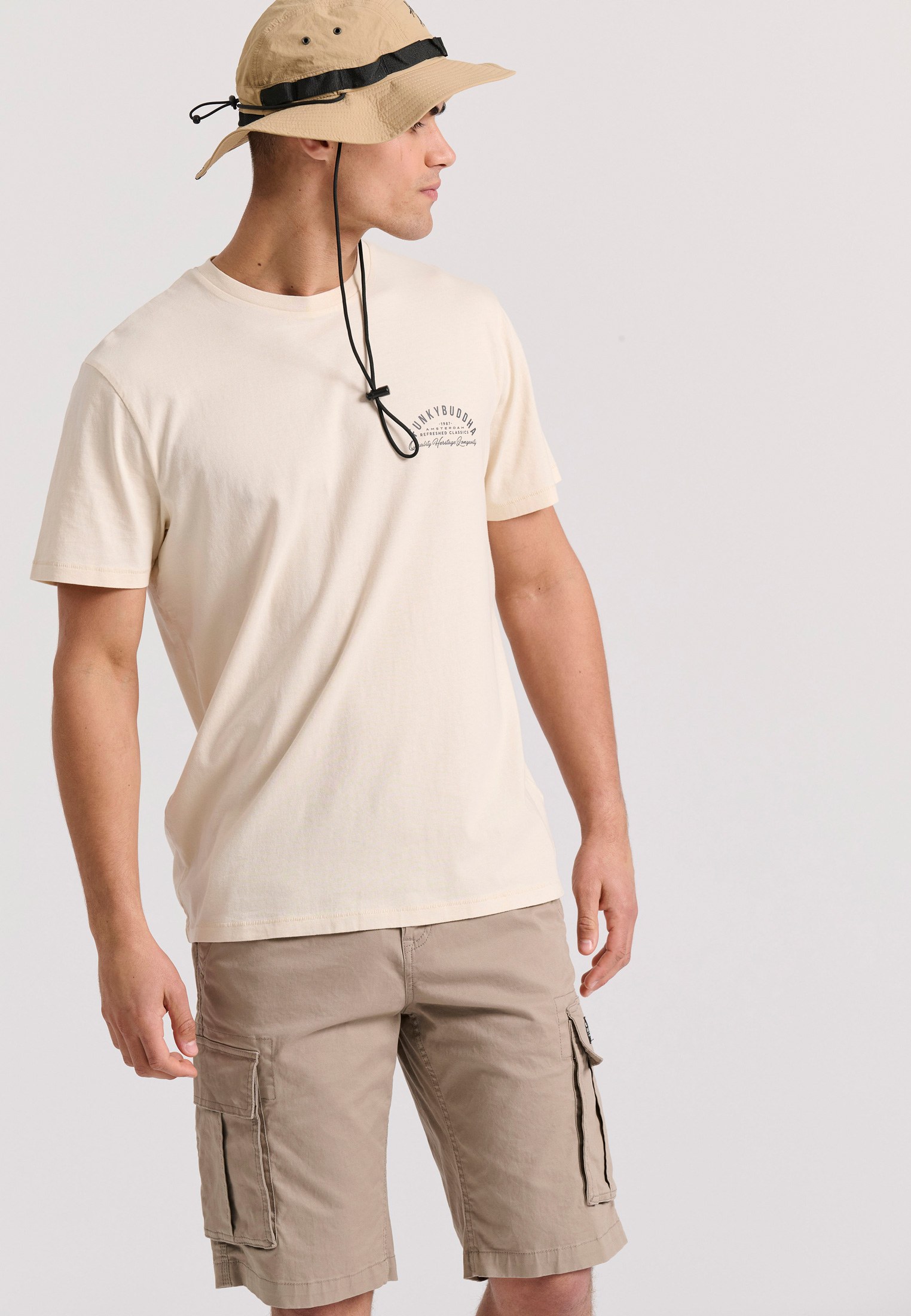 Men's Caps Funky Buddha Beige