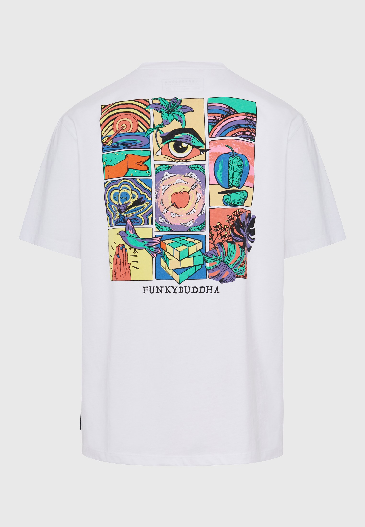 Men's Shirts Funky Buddha White