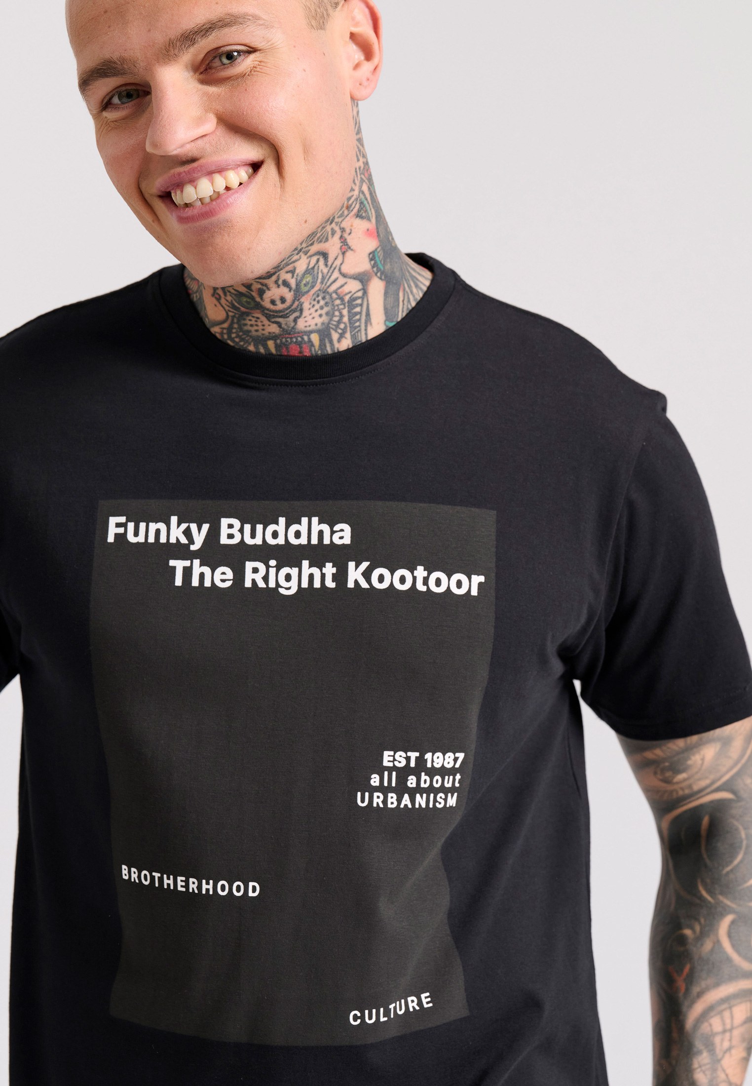 Men's Shirts Funky Buddha Black