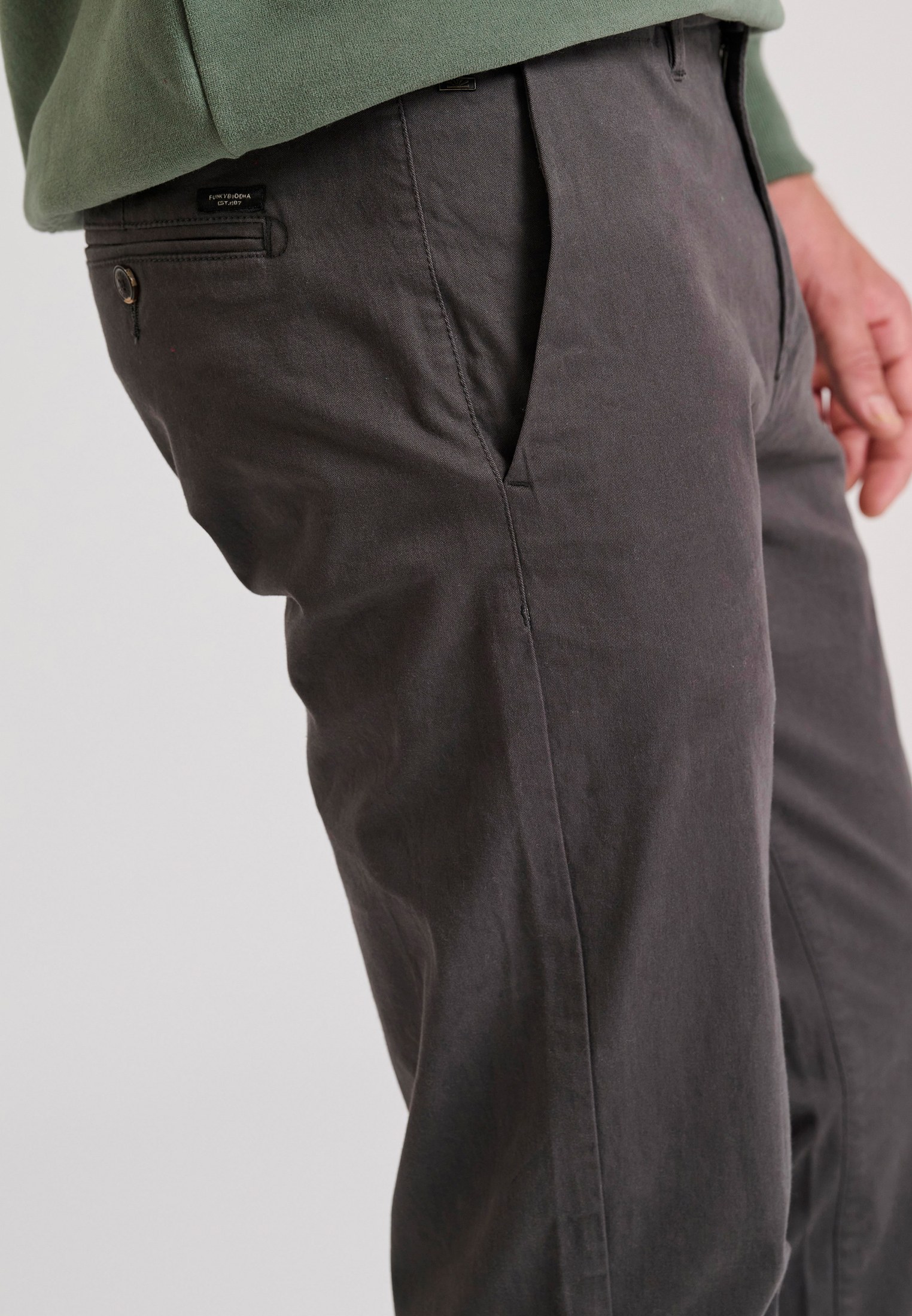 Men's Trousers Funky Buddha Gray