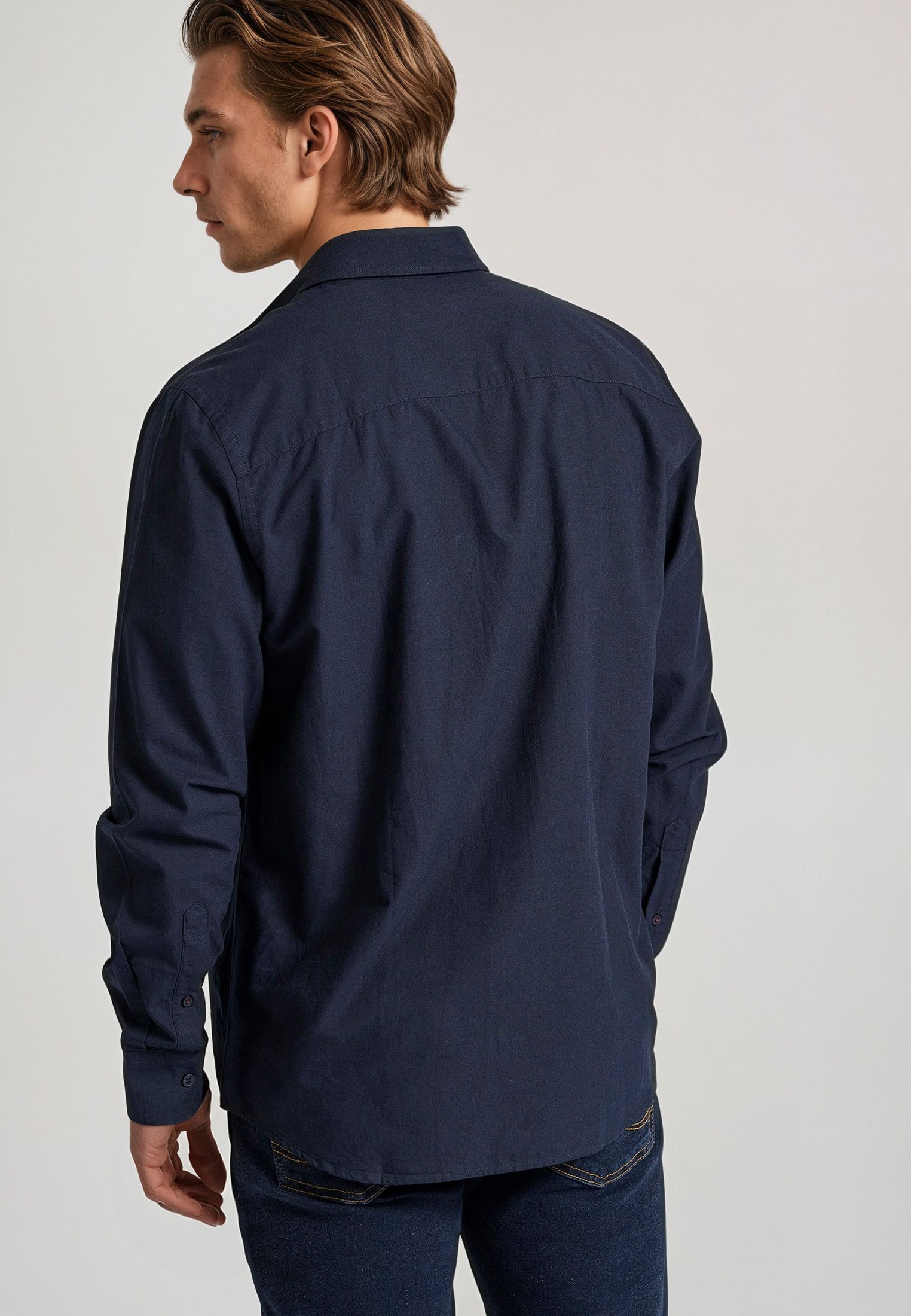 Men's Shirts Funky Buddha Navy