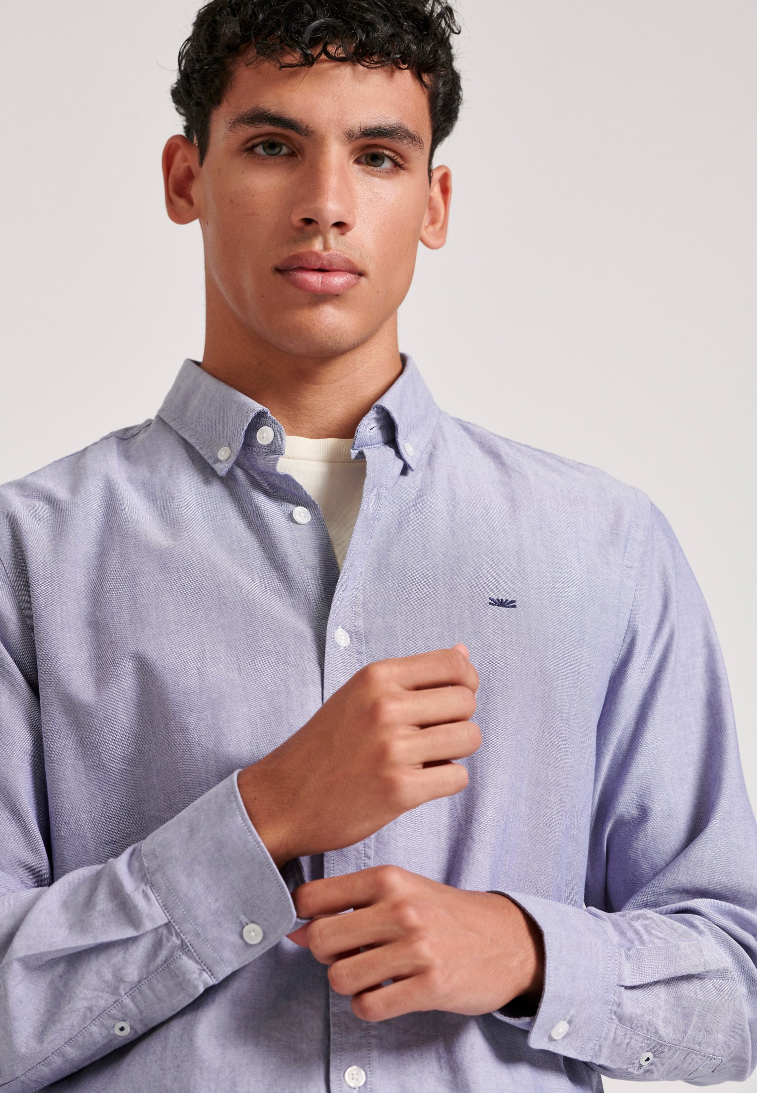 Men's Shirts Funky Buddha Purple