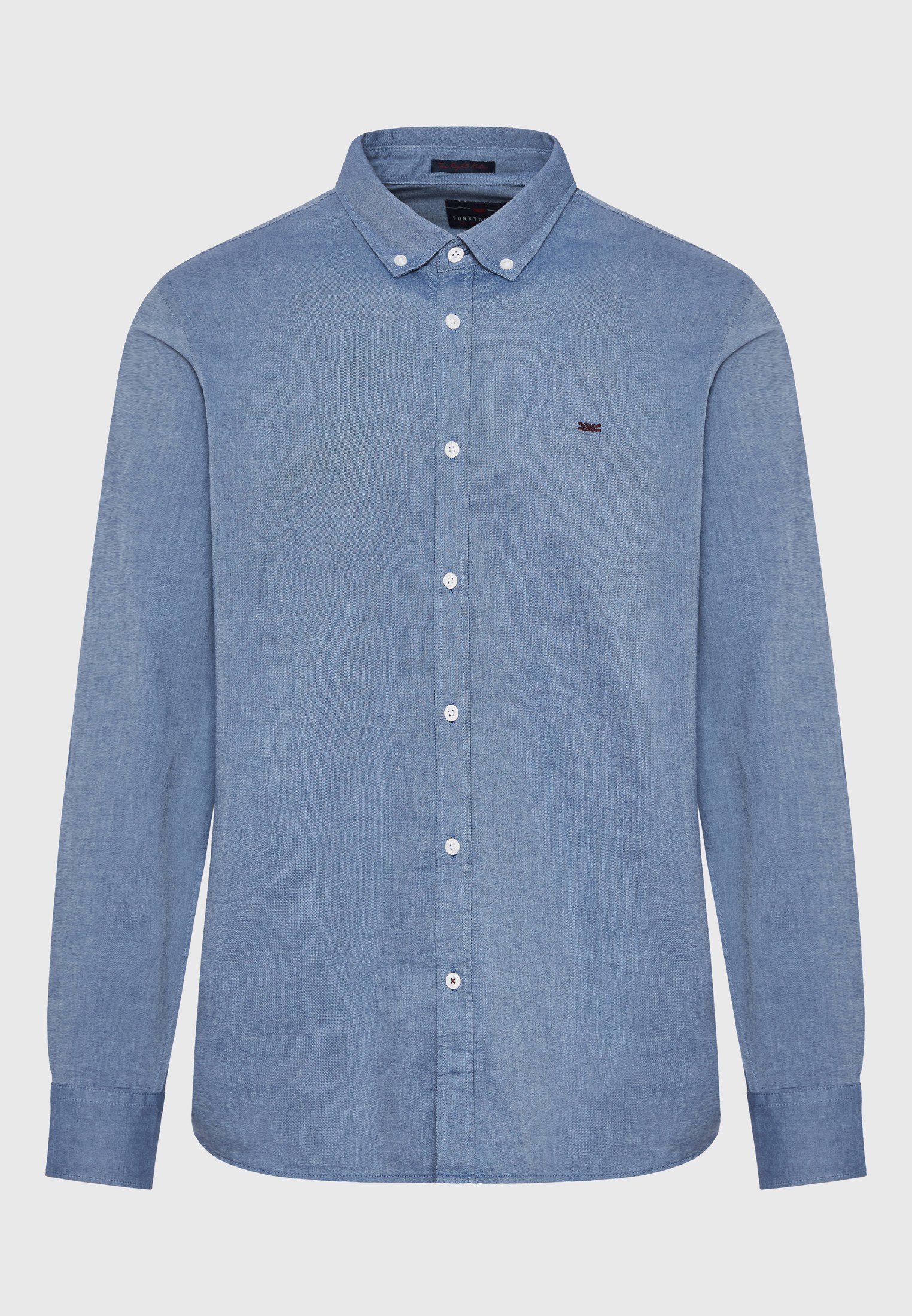 Men's Shirts Funky Buddha Blue