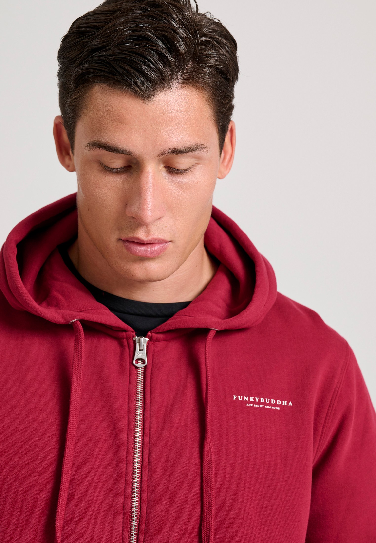 Ανδρική φούτερ ζακέτα - The essentials φωτογραφία