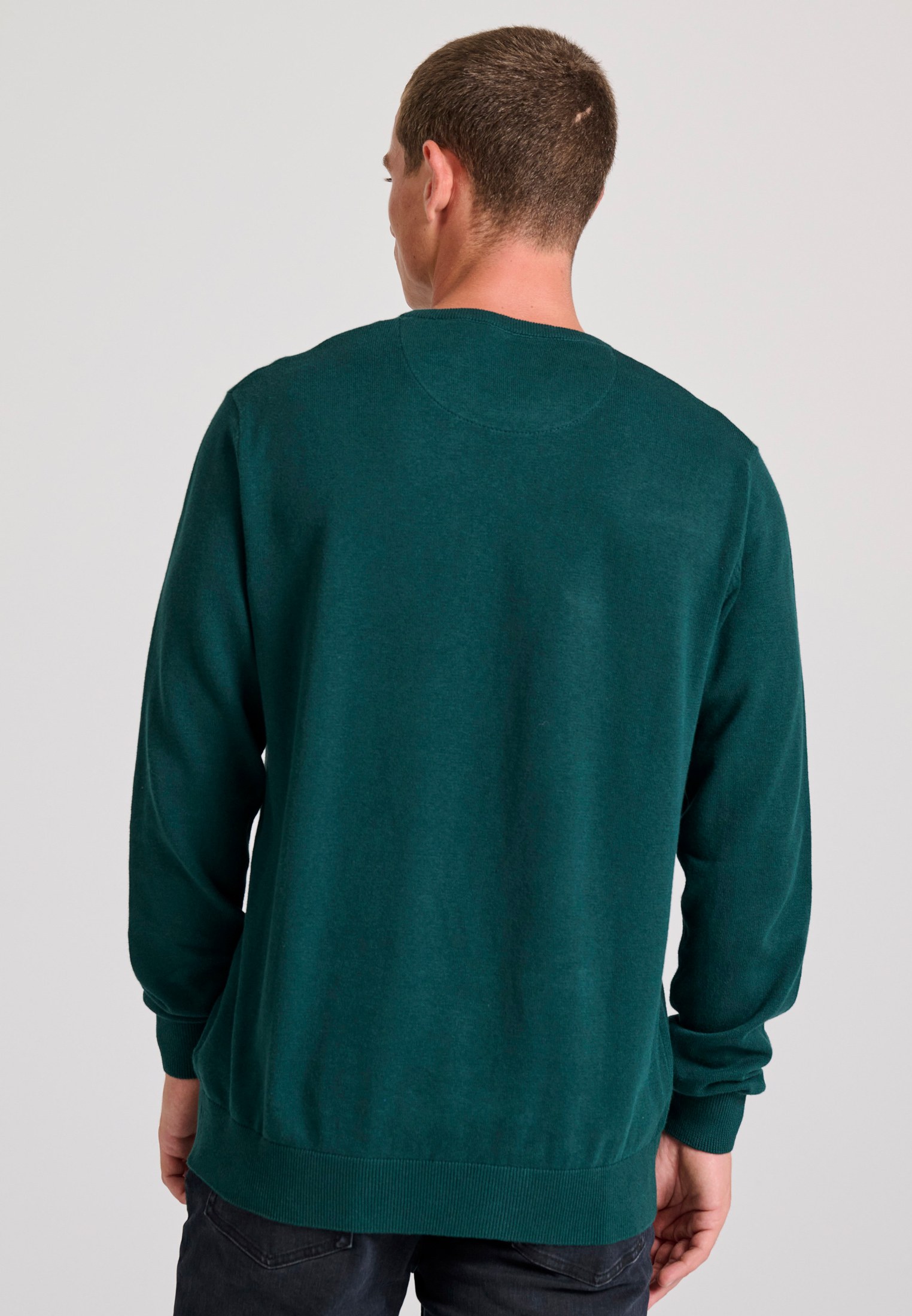 Ανδρικό βαμβακερό πουλόβερ - The essentials