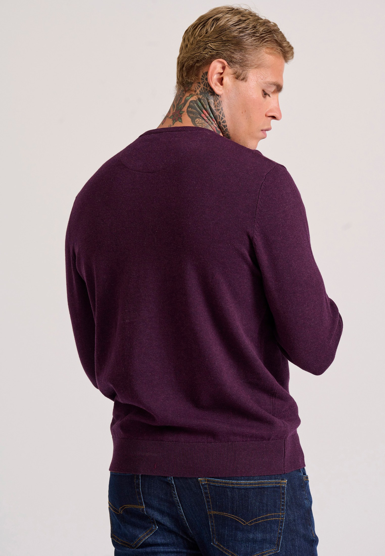 Men's Knitwear Funky Buddha Purple
