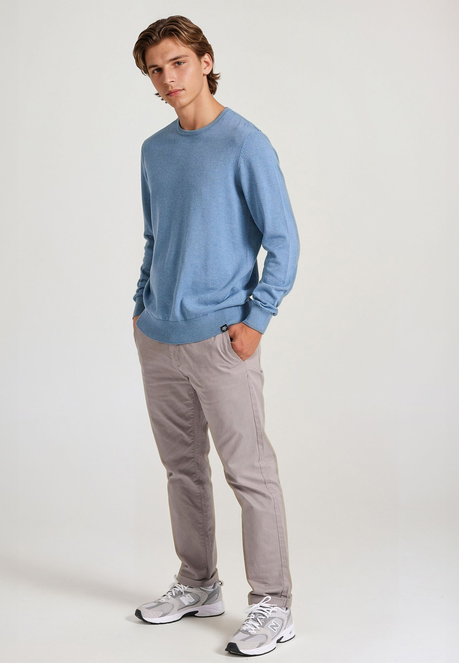 Men's Knitwear Funky Buddha Blue