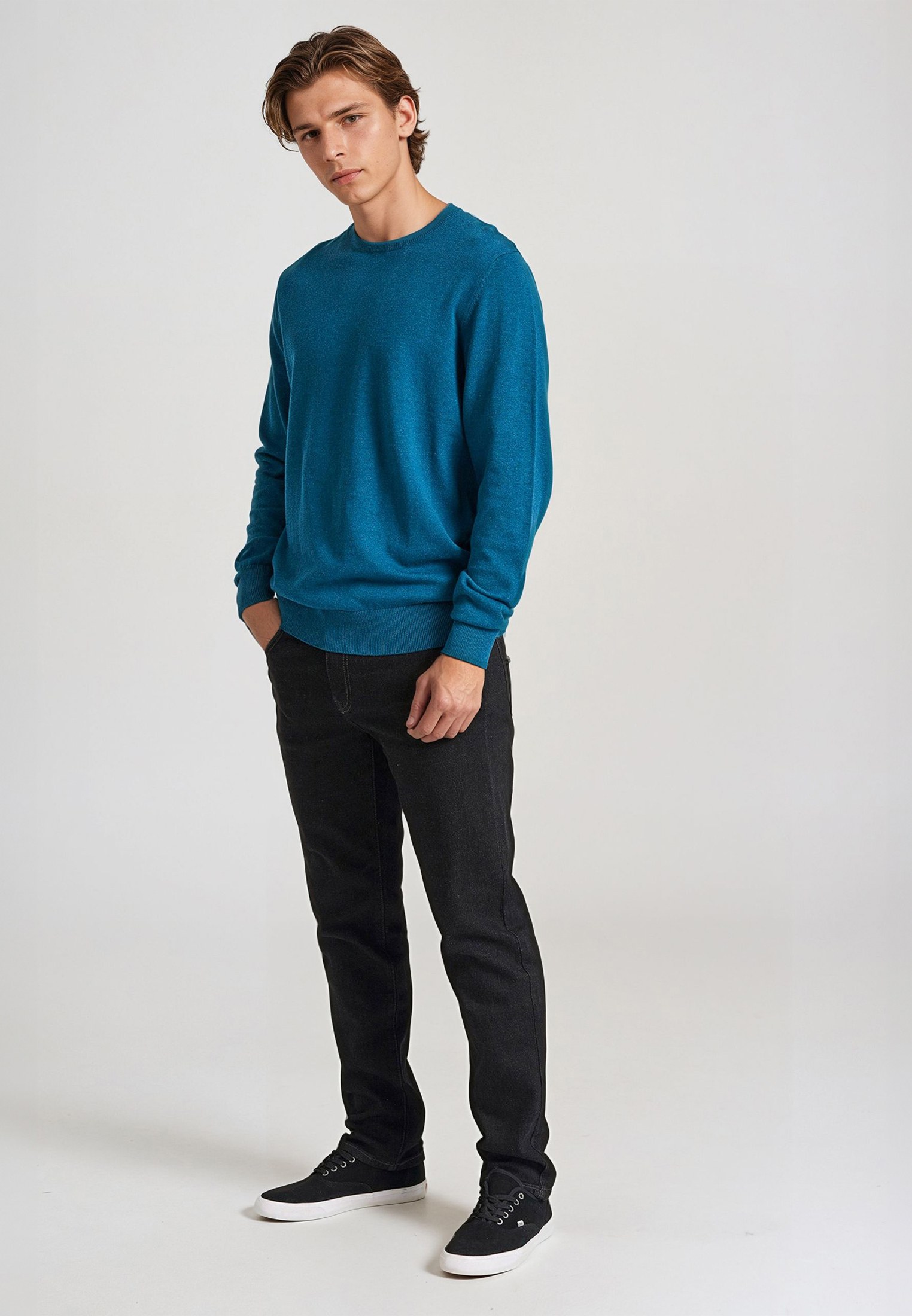 Men's Knitwear Funky Buddha Blue