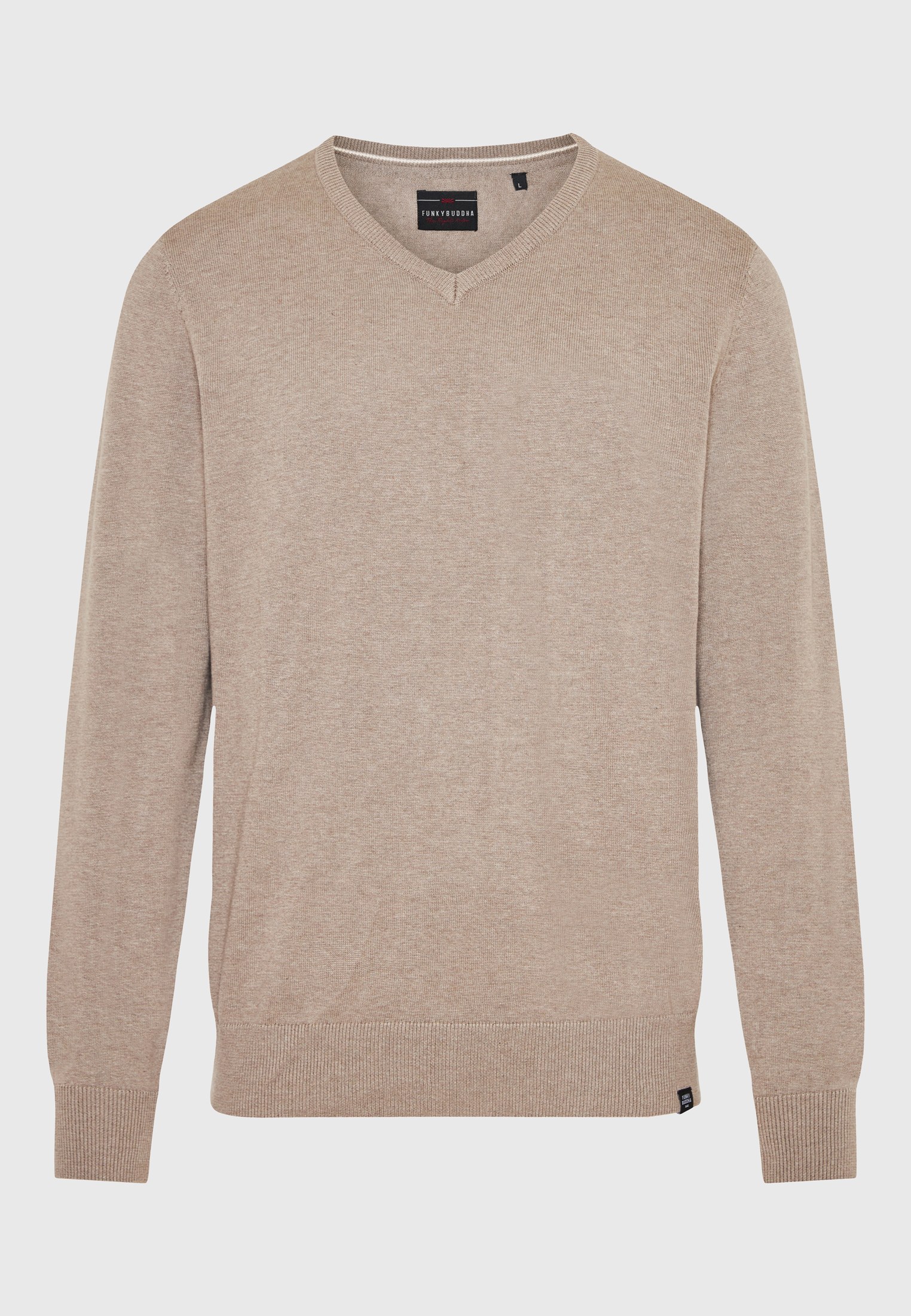 Ανδρικό πουλόβερ με V λαιμόκοψη - The essentials