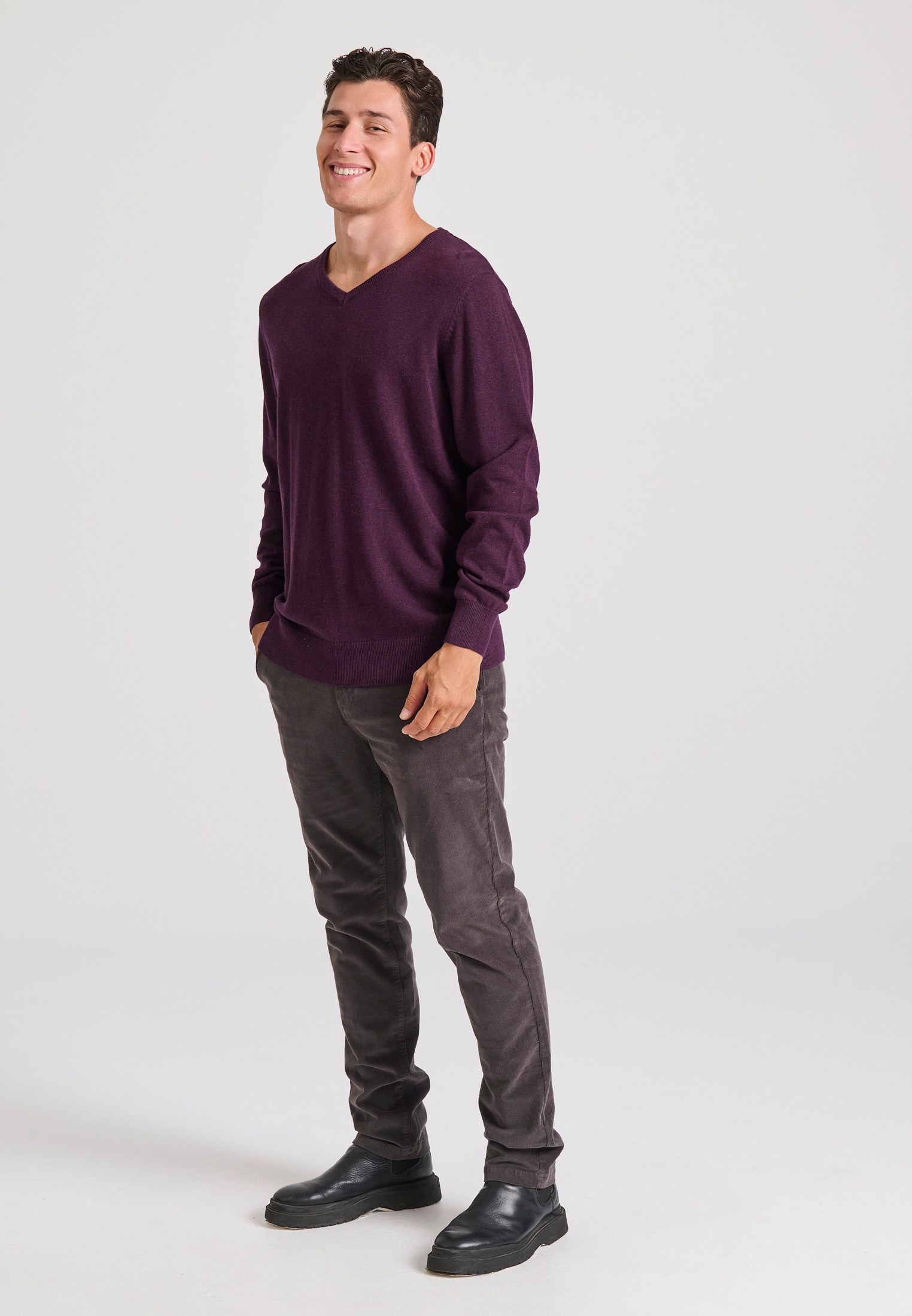 Men's Knitwear Funky Buddha Purple