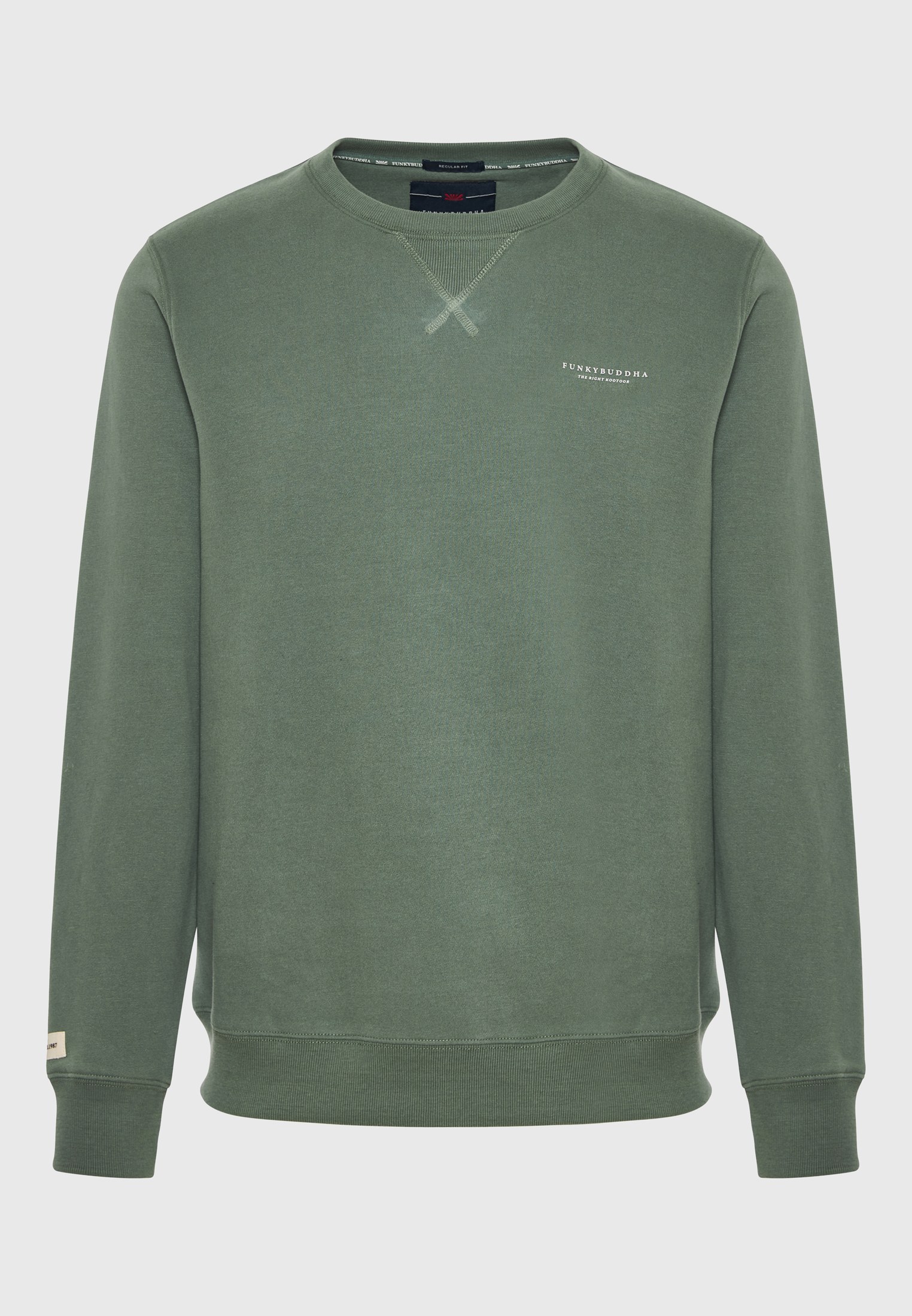Men's Hoodies & Sweatshirts Funky Buddha Green