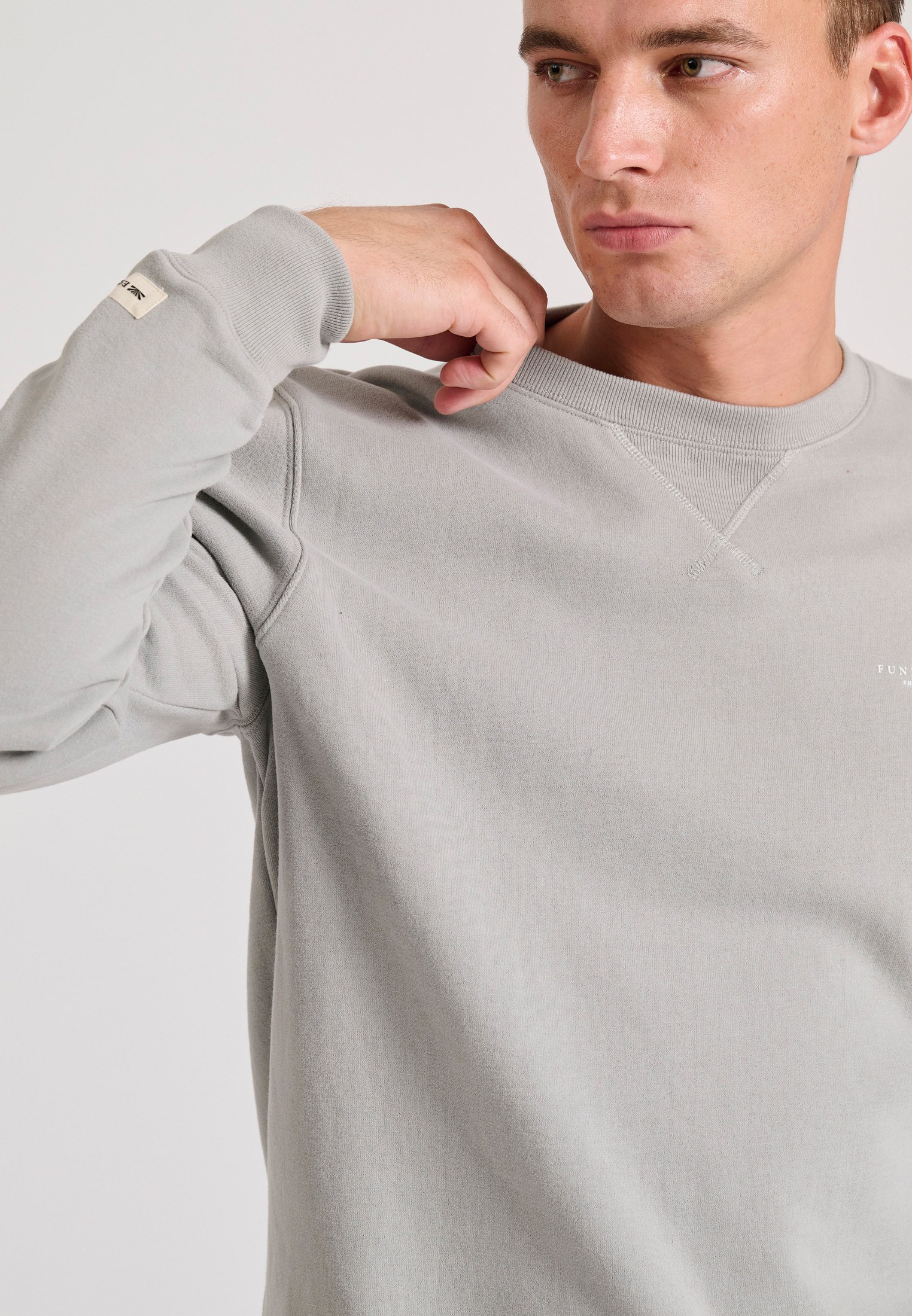 Men's Hoodies & Sweatshirts Funky Buddha Gray