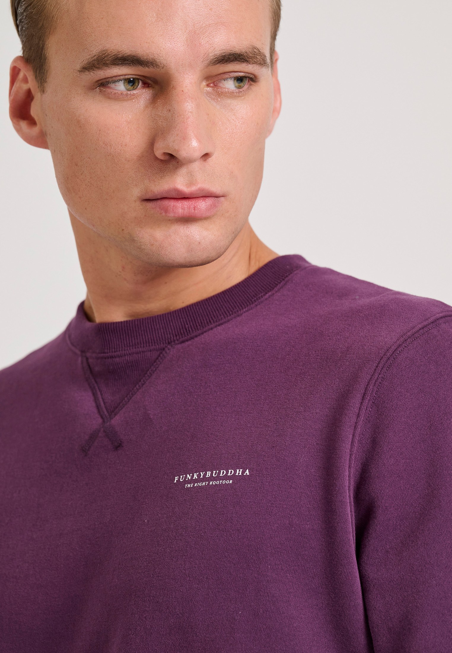 Men's Hoodies & Sweatshirts Funky Buddha Purple