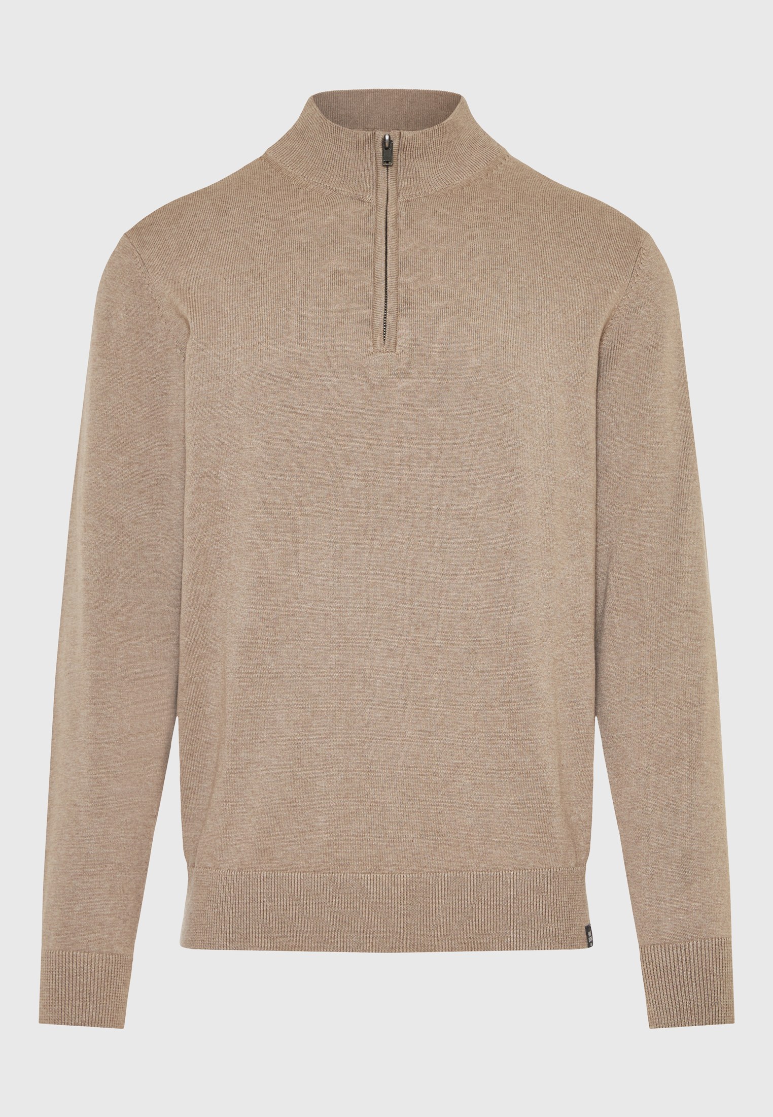 Ανδρικό half-zip πλεκτό πουλόβερ φωτογραφία