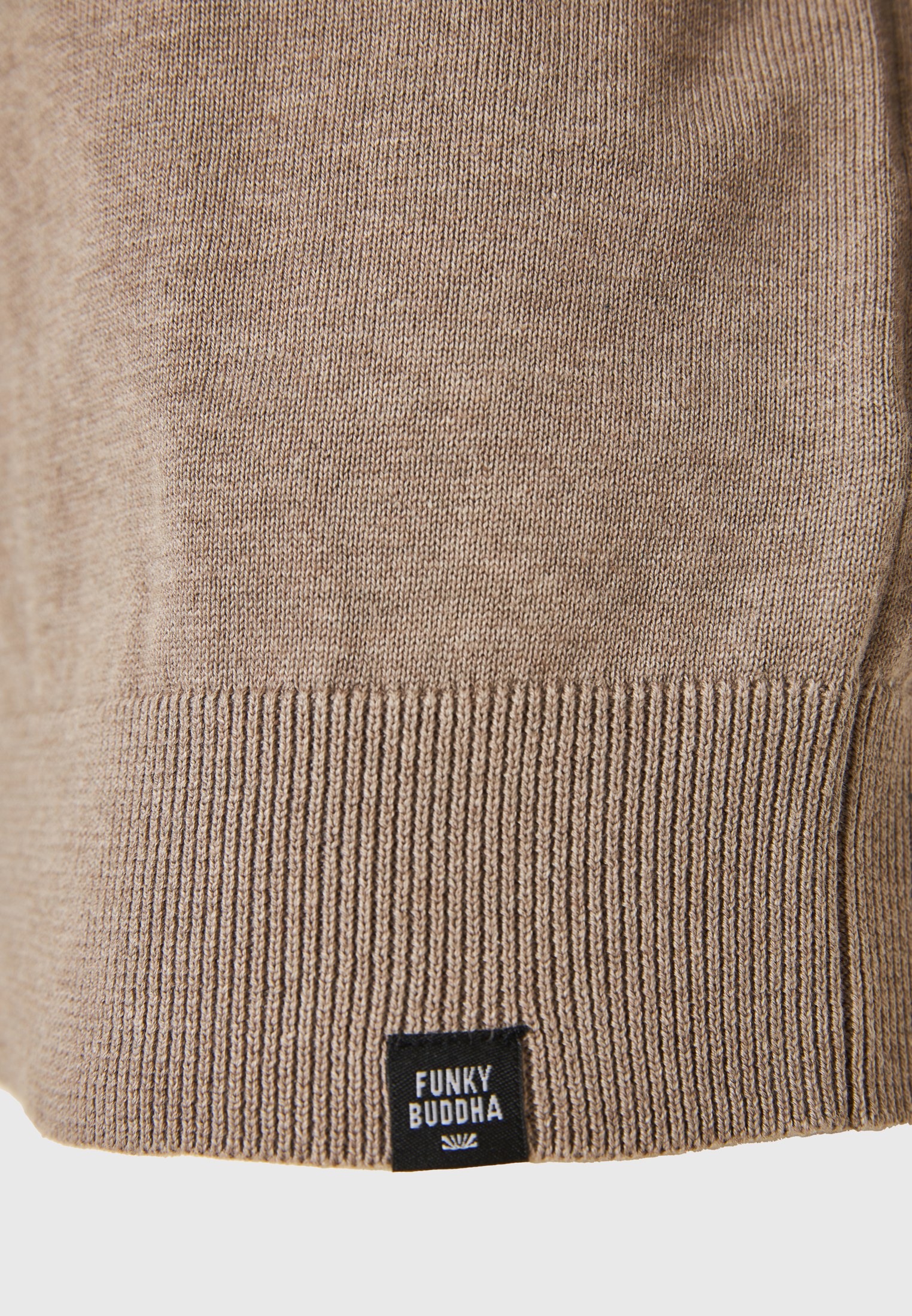 Ανδρικό half-zip πλεκτό πουλόβερ φωτογραφία